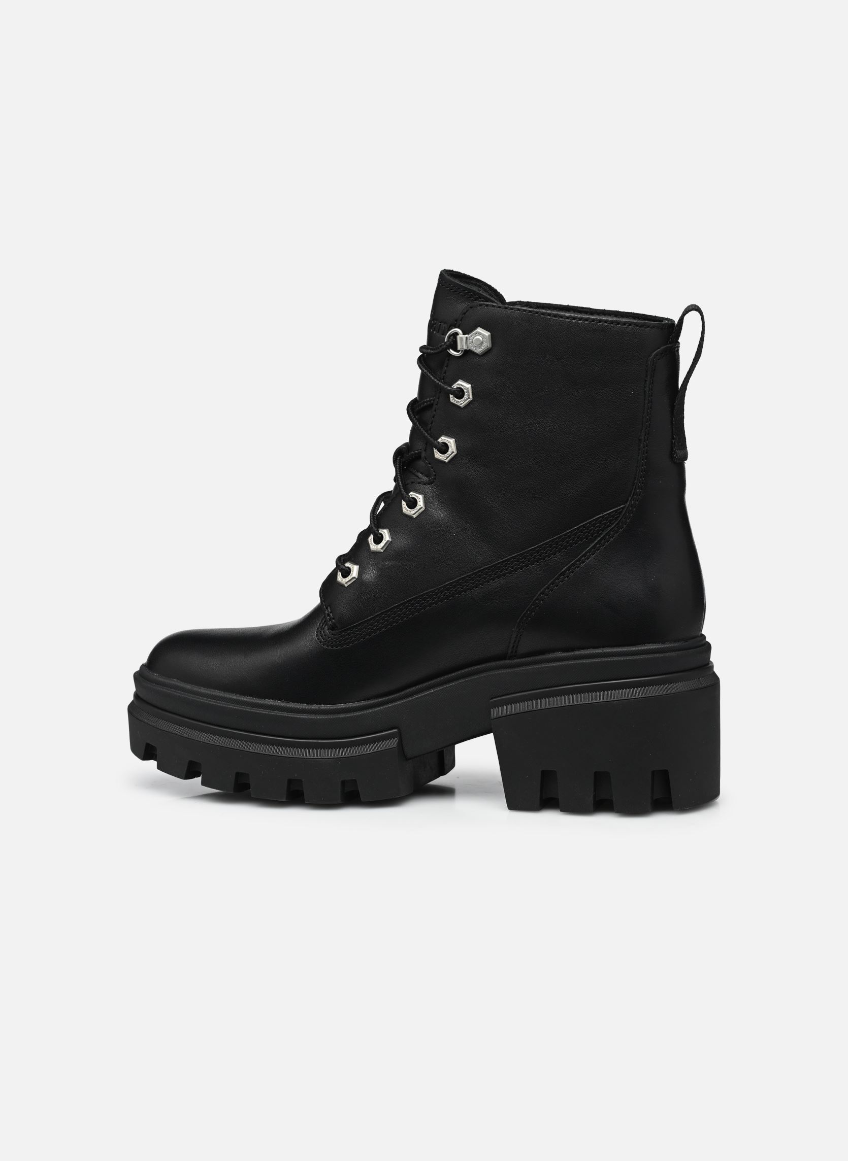 Veterlaarsjes Everleigh Boot 6in LaceUp dames zwart Timberland Veterlaarsjes Everleigh Boot 6in LaceUp dames zwart BLACK FULL GRAIN