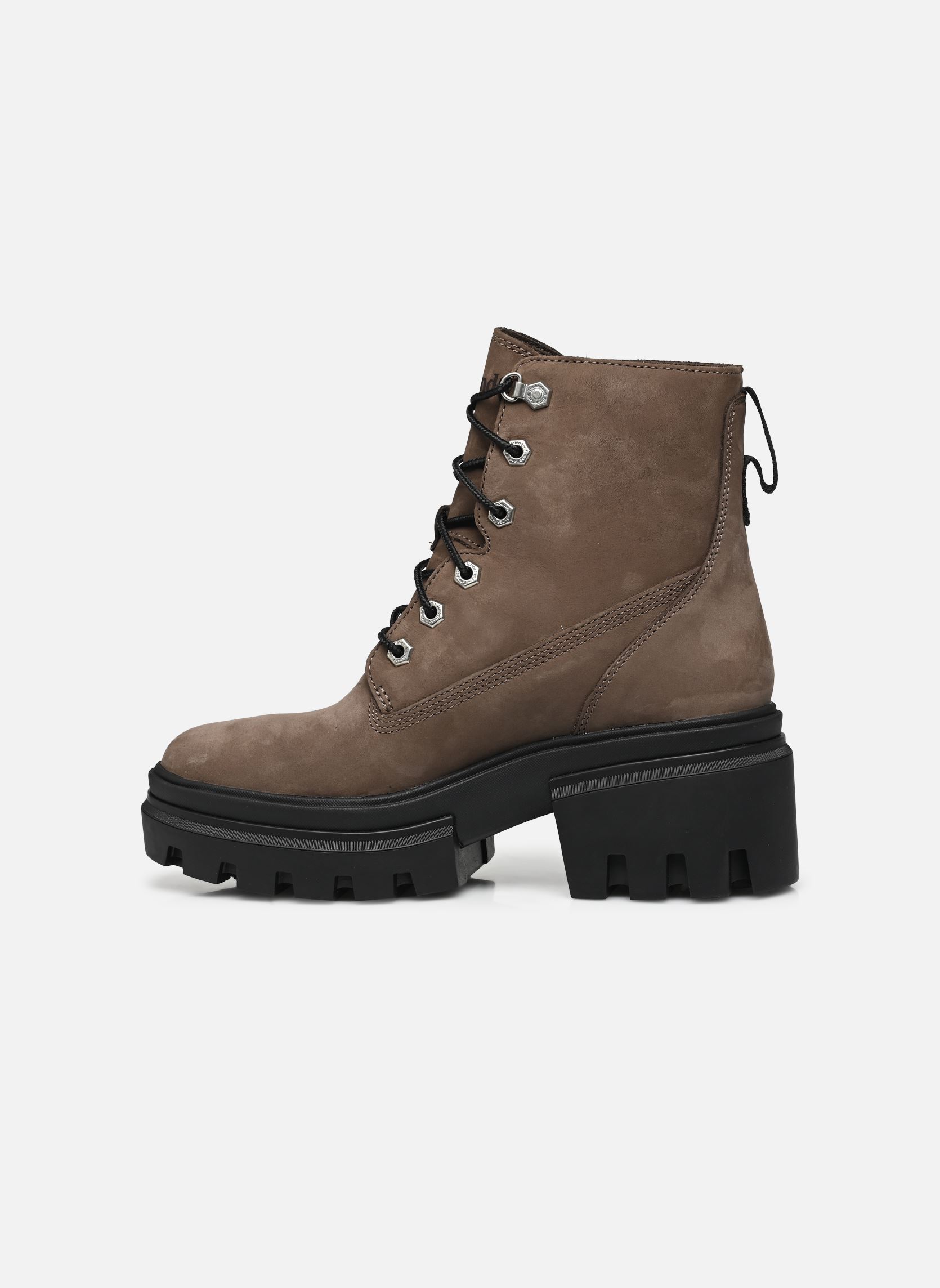 Botines con cordones Everleigh Boot 6in LaceUp mujer marrón Timberland Botines con cordones Everleigh Boot 6in LaceUp mujer marrón MEDIUM BROWN NUBUCK