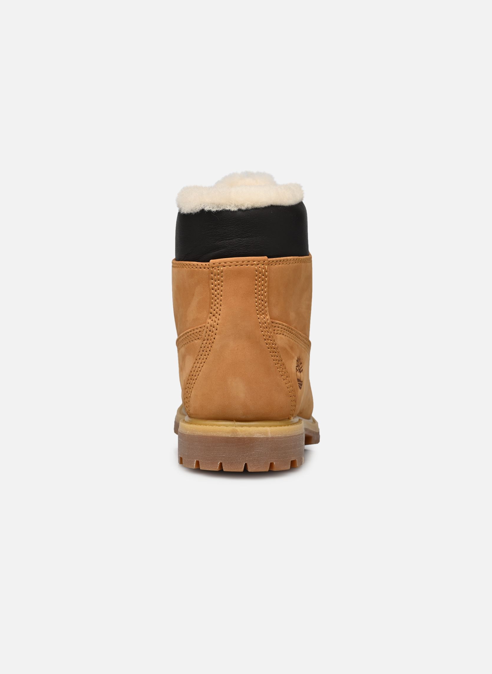 Geschnürte Stiefeletten 6in Premium Shearling new damen gelb Timberland Geschnürte Stiefeletten 6in Premium Shearling new damen gelb WHEAT NUBUCK