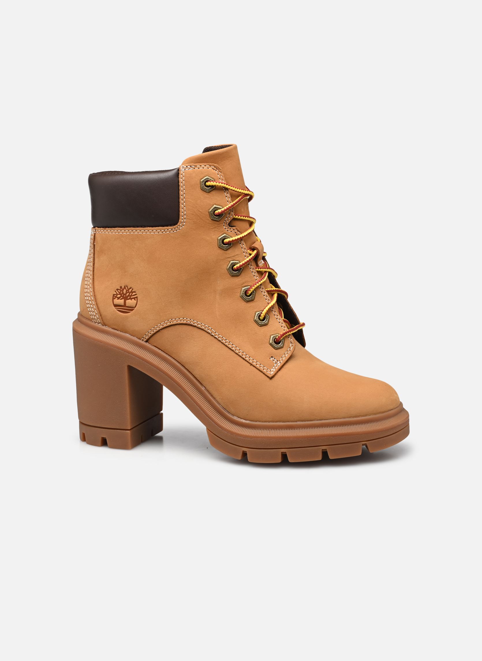 Botines con cordones Allington Heights 6in mujer amarillo Timberland Botines con cordones Allington Heights 6in mujer amarillo WHEAT NUBUCK