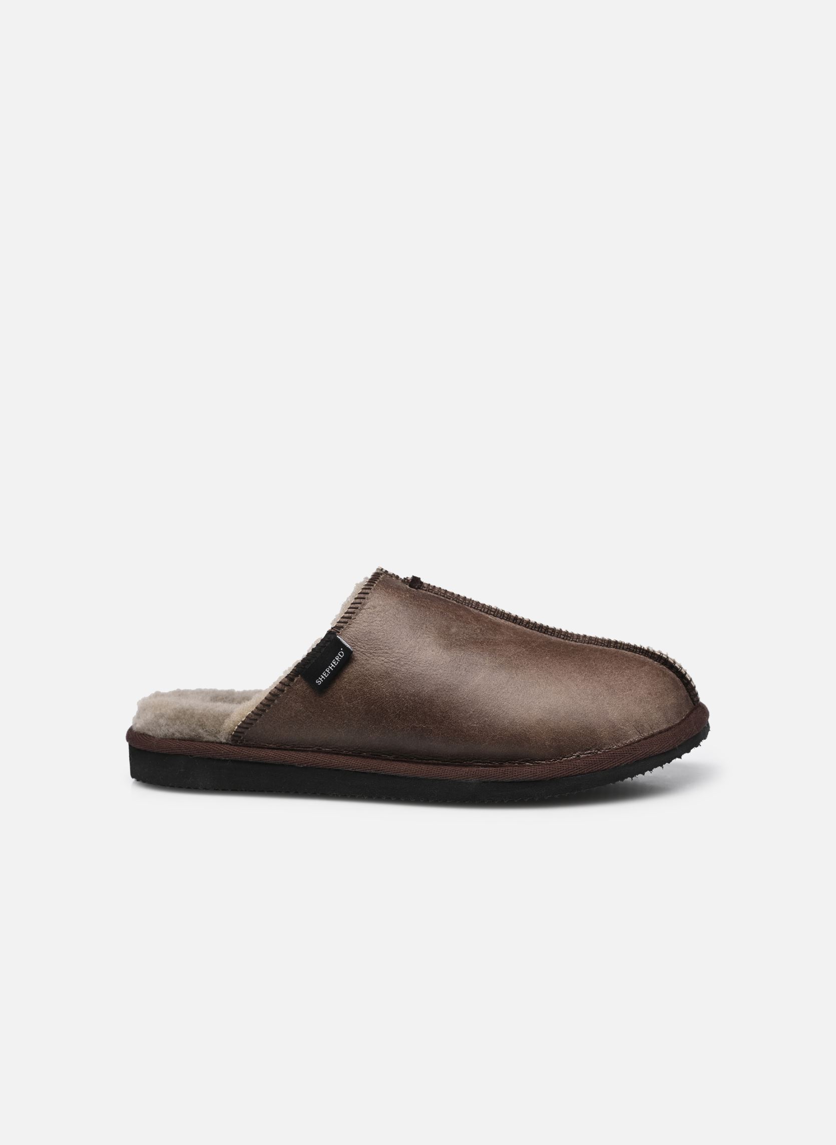 Hausschuhe Hugo herren grau Shepherd Hausschuhe Hugo herren grau Stone Oiled Antique
