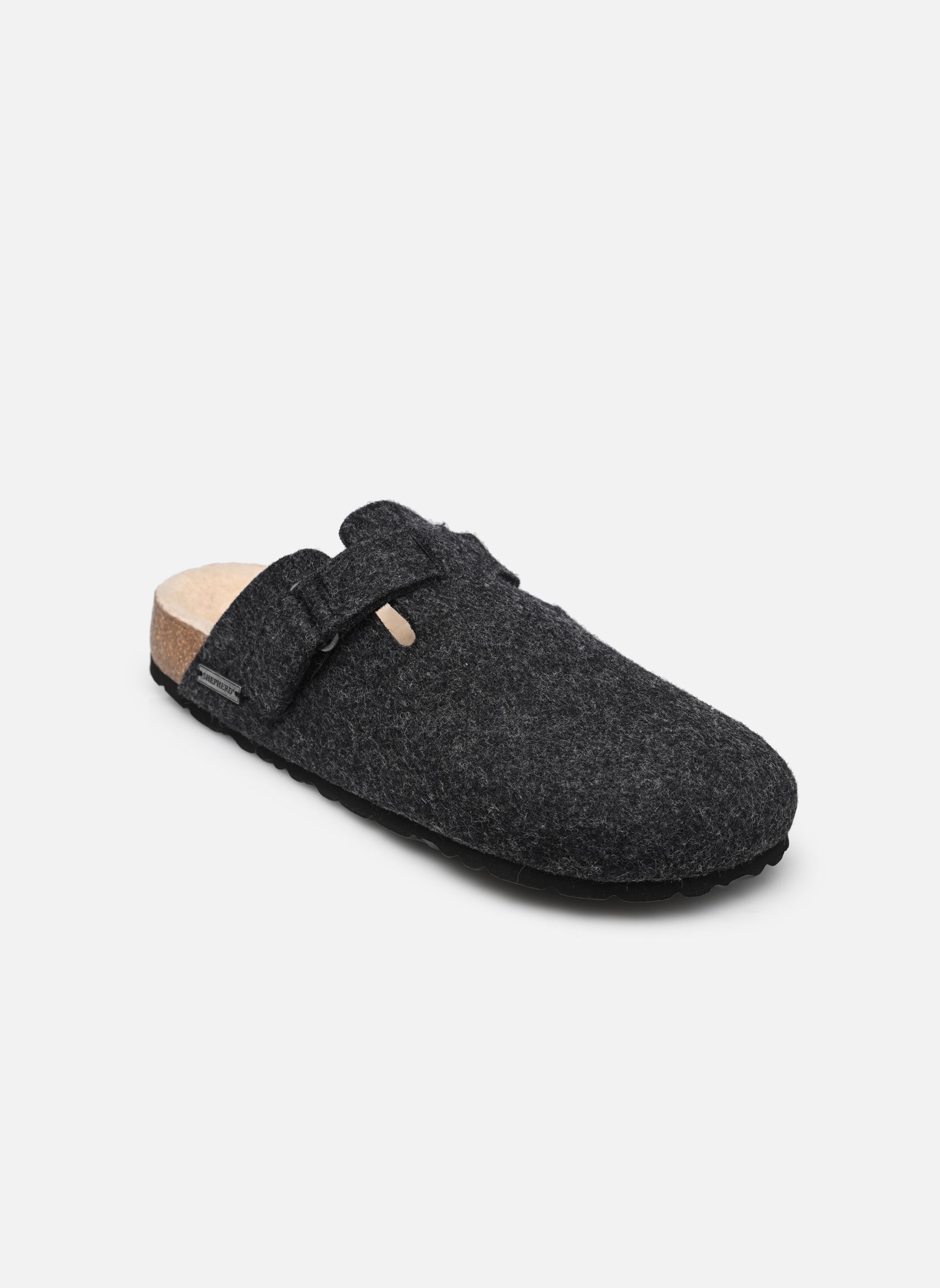 Chaussons Valdemar homme gris Shepherd Chaussons Valdemar homme gris Asphalt