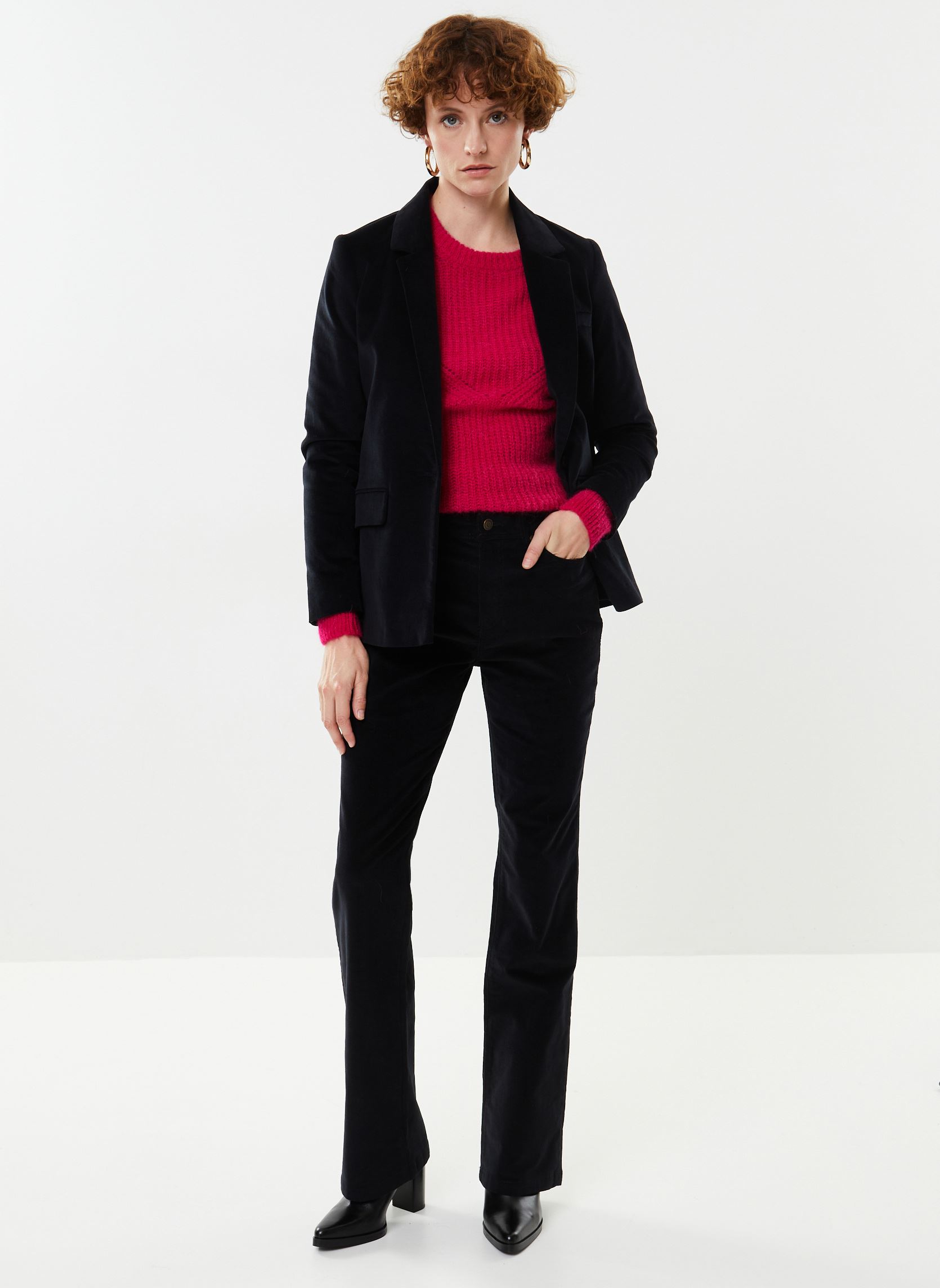 Pulls GALLA femme rose Georgia Rose Pulls GALLA femme rose MAGNOLIA