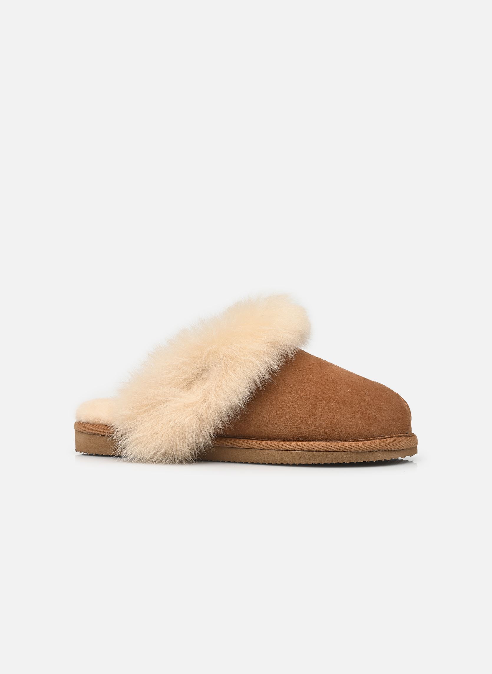 Pantoffels Evelina dames bruin Shepherd Pantoffels Evelina dames bruin Chestnut