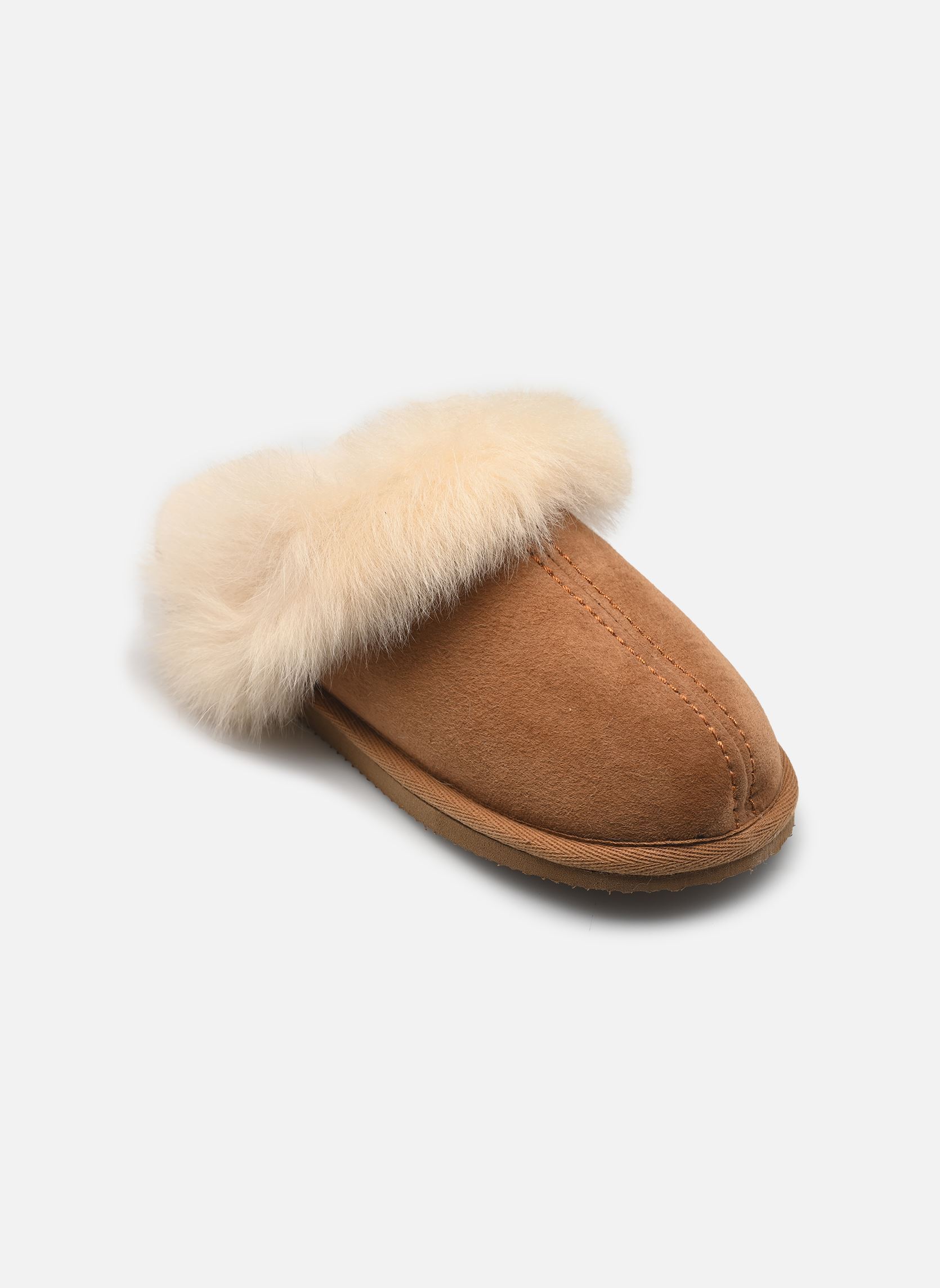 Pantoffels Evelina dames bruin Shepherd Pantoffels Evelina dames bruin Chestnut