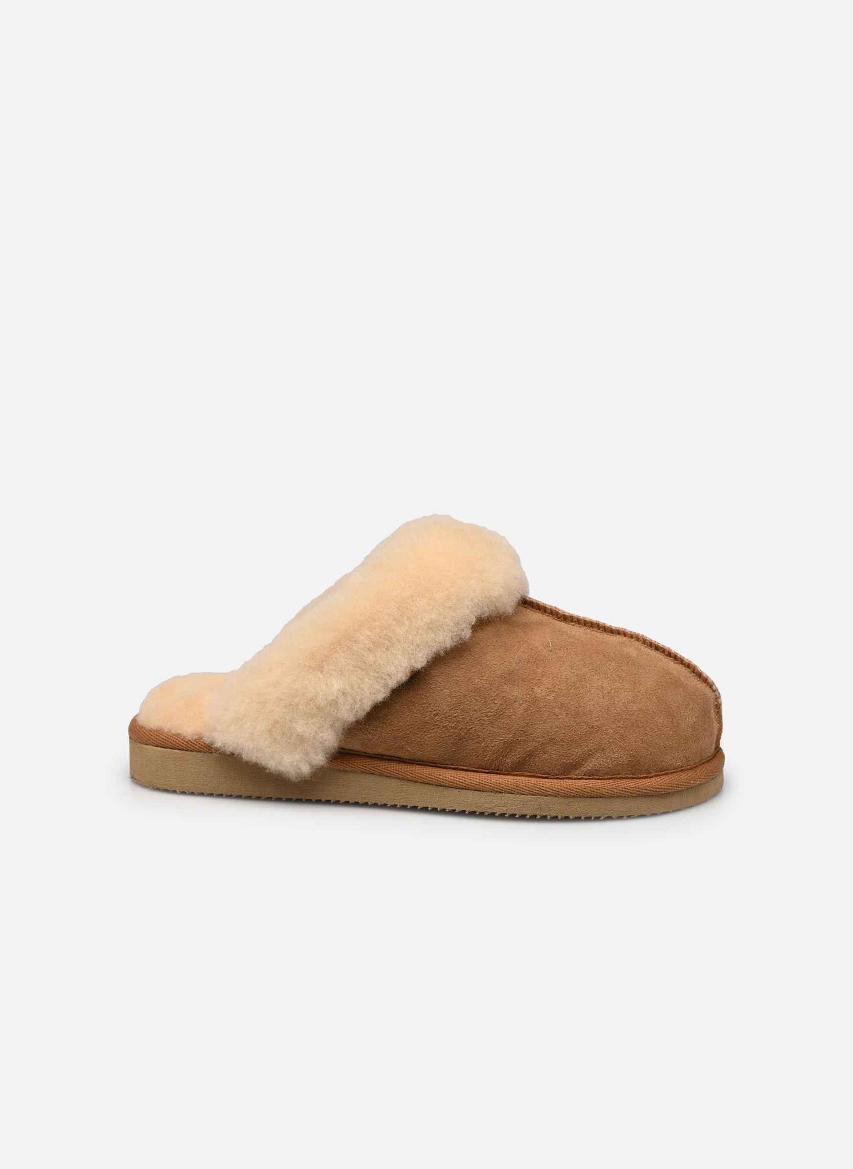 Chaussons Jessica femme marron Shepherd Chaussons Jessica femme marron Chestnut