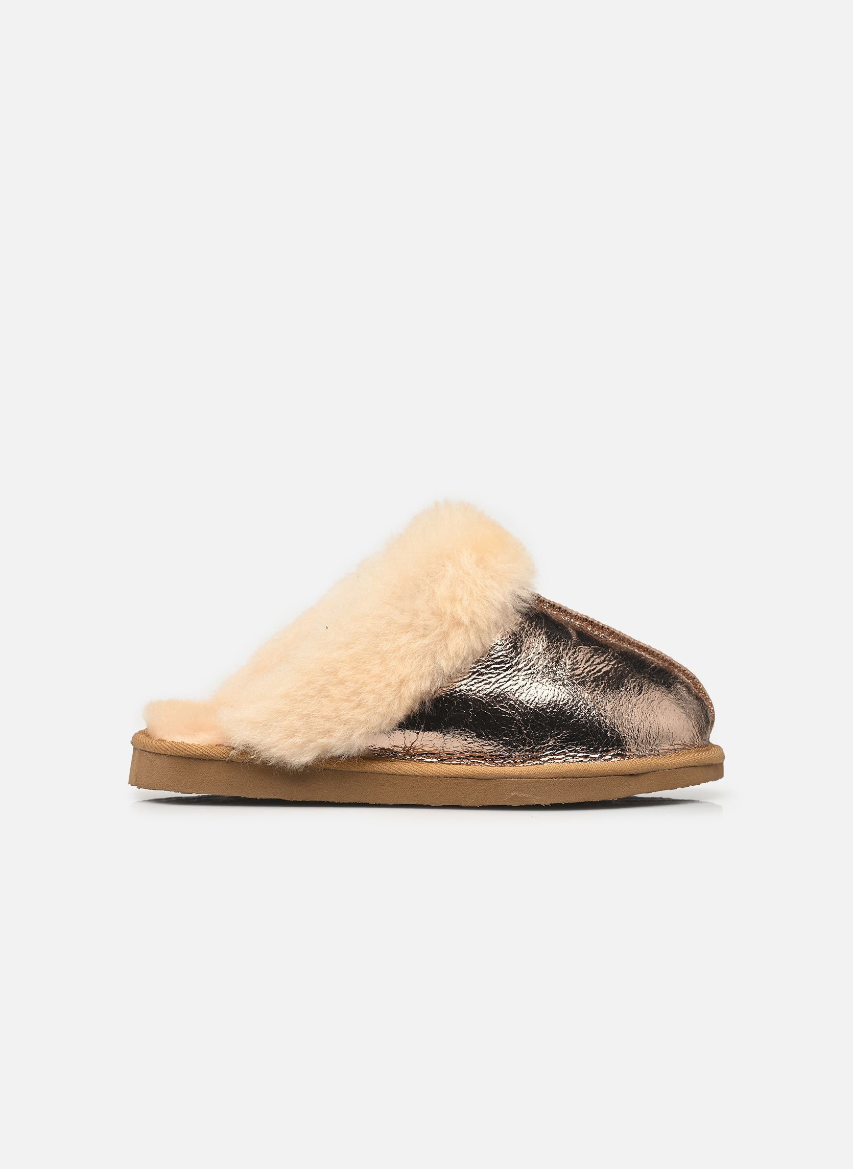 Hausschuhe Jessica damen gold und bronze Shepherd Hausschuhe Jessica damen gold und bronze Gold