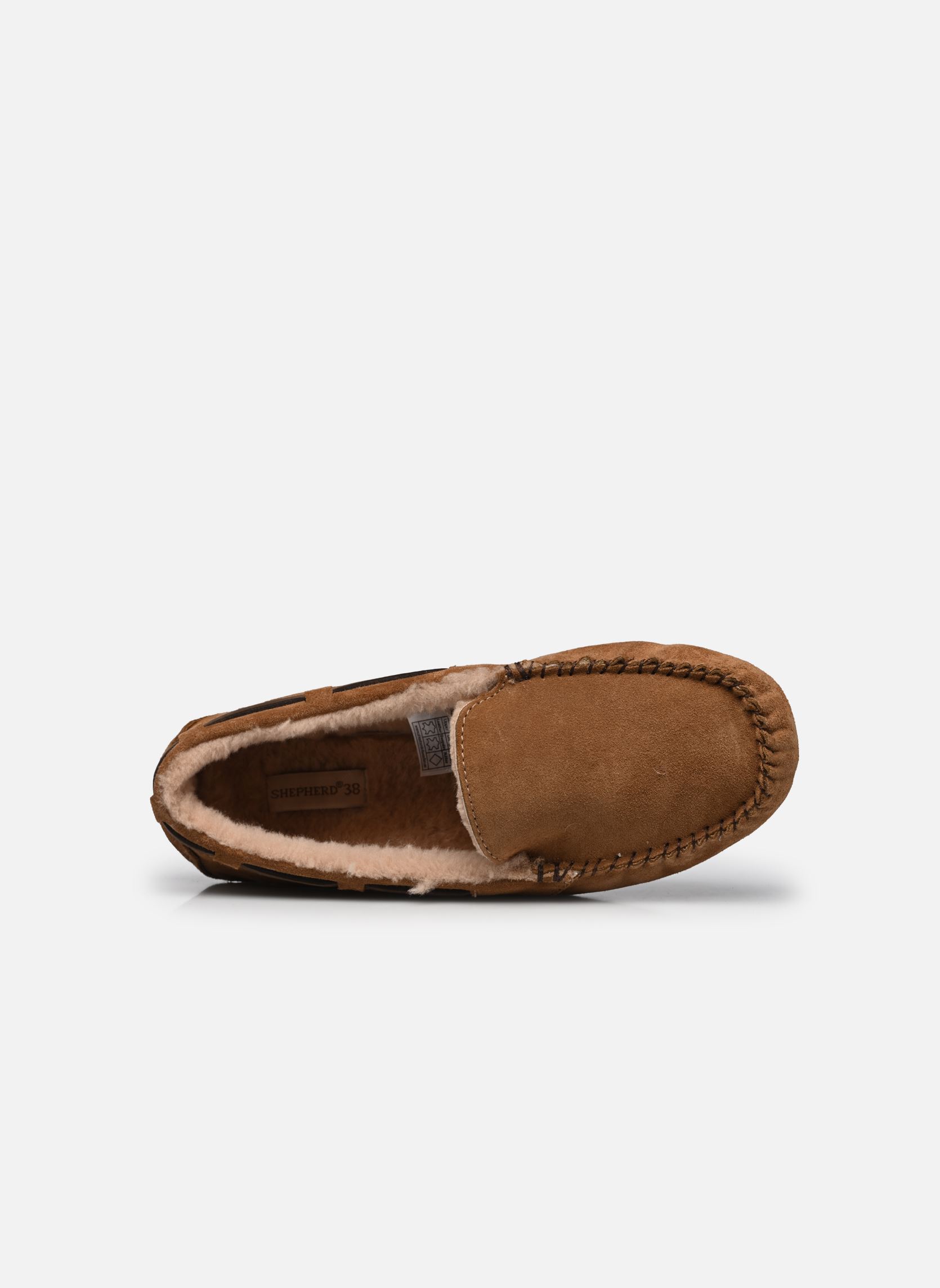 Hausschuhe Mirre damen braun Shepherd Hausschuhe Mirre damen braun Chestnut