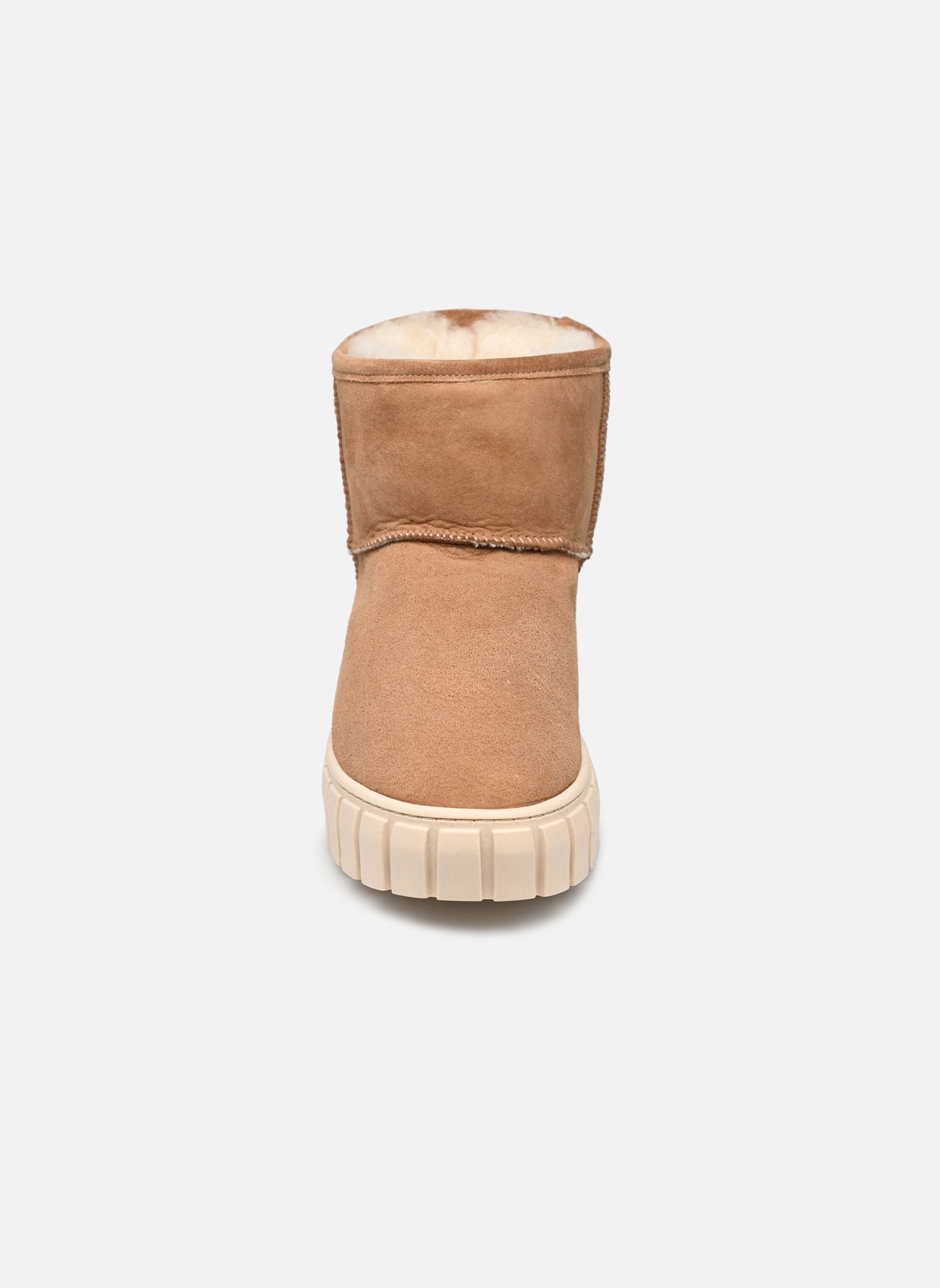 Gefütterte Stiefeletten Alexa damen braun Shepherd Gefütterte Stiefeletten Alexa damen braun Chestnut