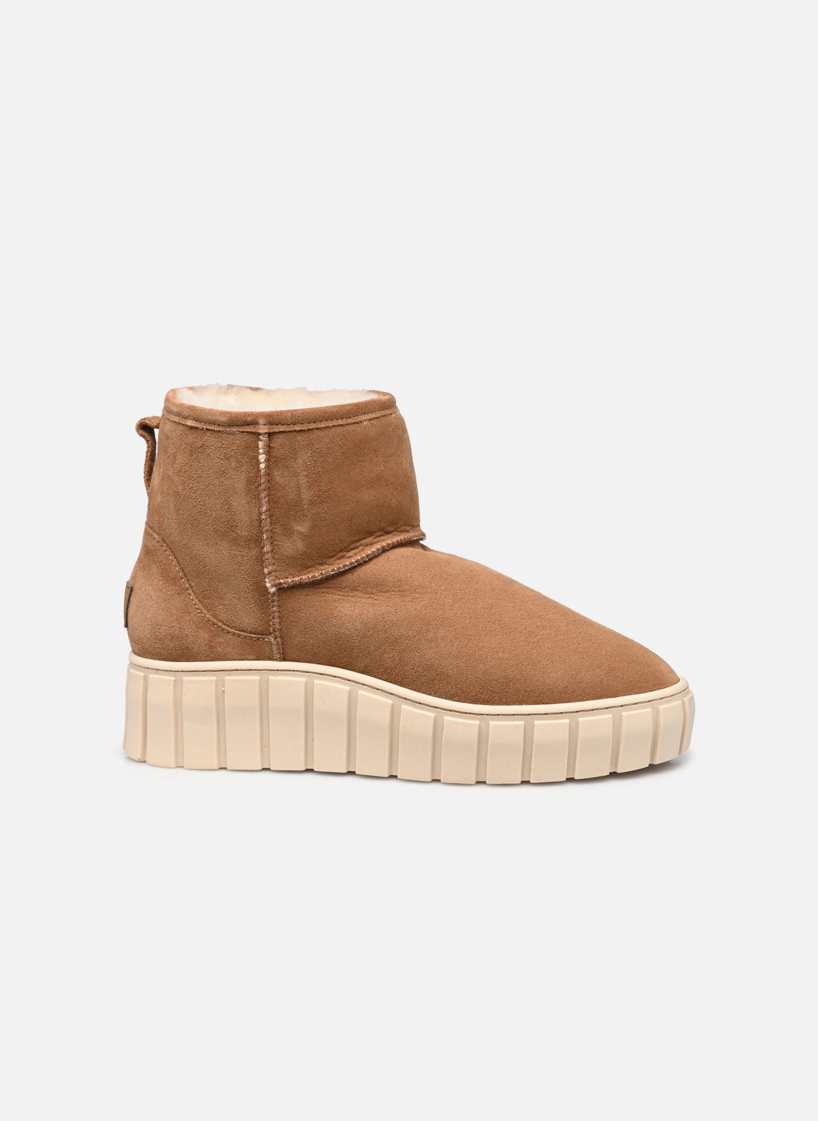 Gefütterte Stiefeletten Alexa damen braun Shepherd Gefütterte Stiefeletten Alexa damen braun Chestnut