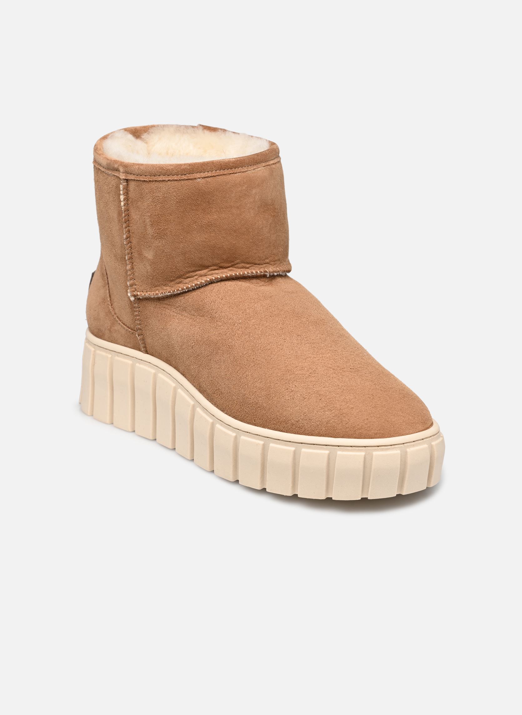 Gefütterte Stiefeletten Alexa damen braun Shepherd Gefütterte Stiefeletten Alexa damen braun Chestnut