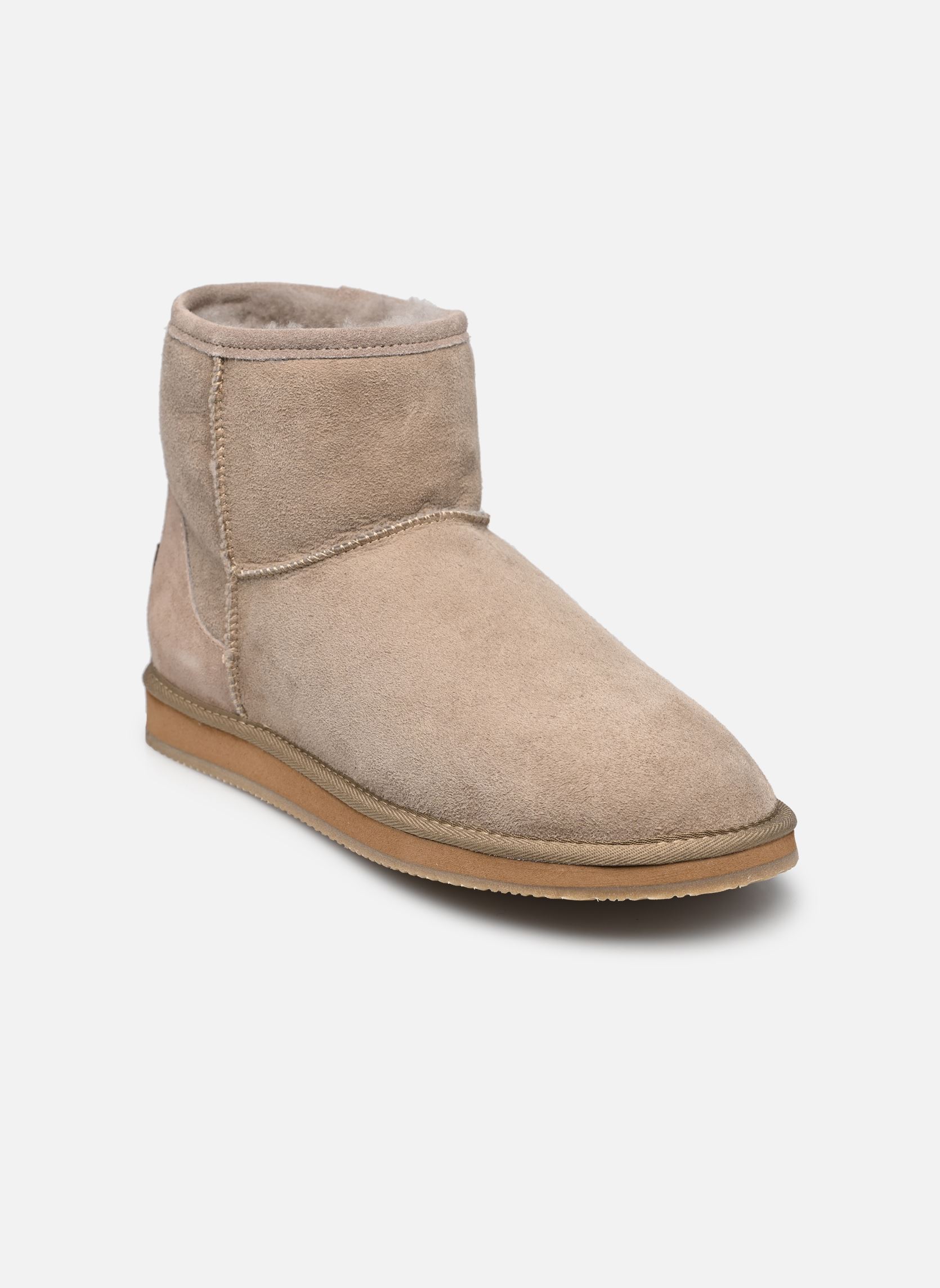 Gefütterte Stiefeletten Laura damen grau Shepherd Gefütterte Stiefeletten Laura damen grau Stone