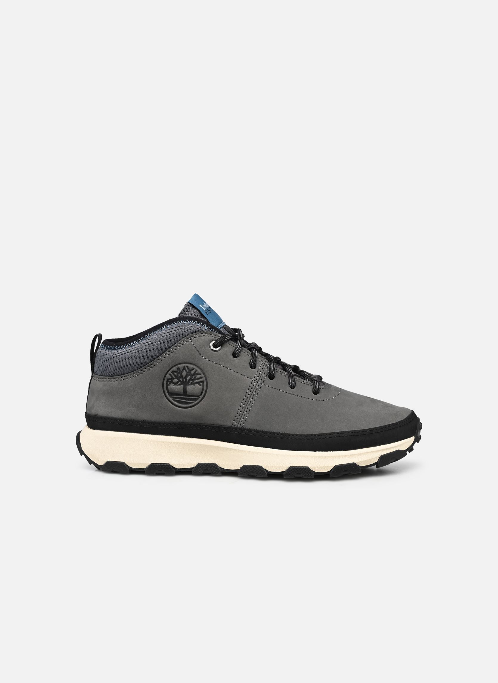 Geschnürte Stiefeletten Winsor Trail Mid Leather herren grau Timberland Geschnürte Stiefeletten Winsor Trail Mid Leather herren grau MEDIUM GREY NUBUCK