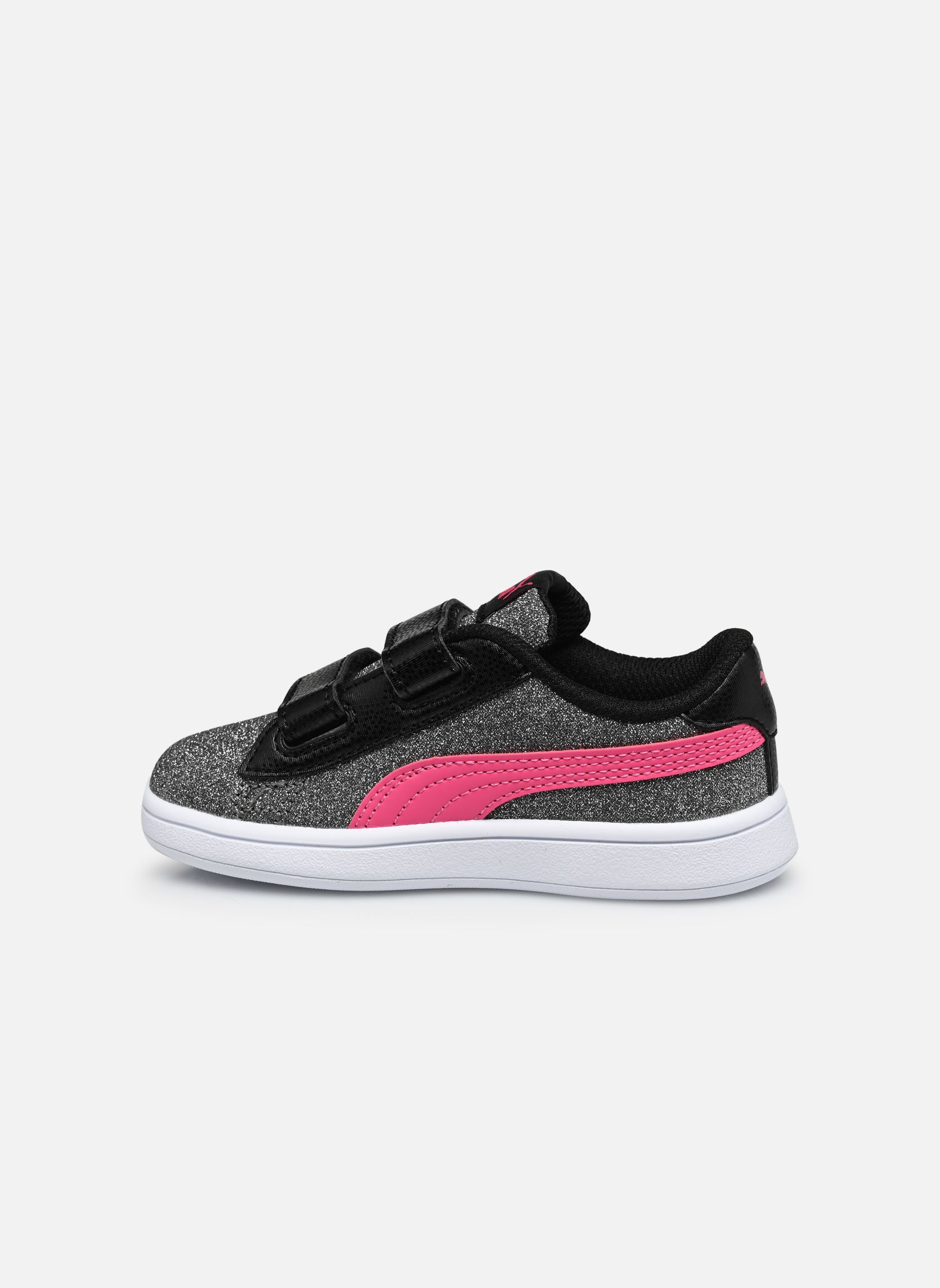 Sneaker Inf Smash Glitz Glam V mädchen schwarz Puma Sneaker Inf Smash Glitz Glam V mädchen schwarz PUMA BLACK-GLOWING PINK-PUMA W
