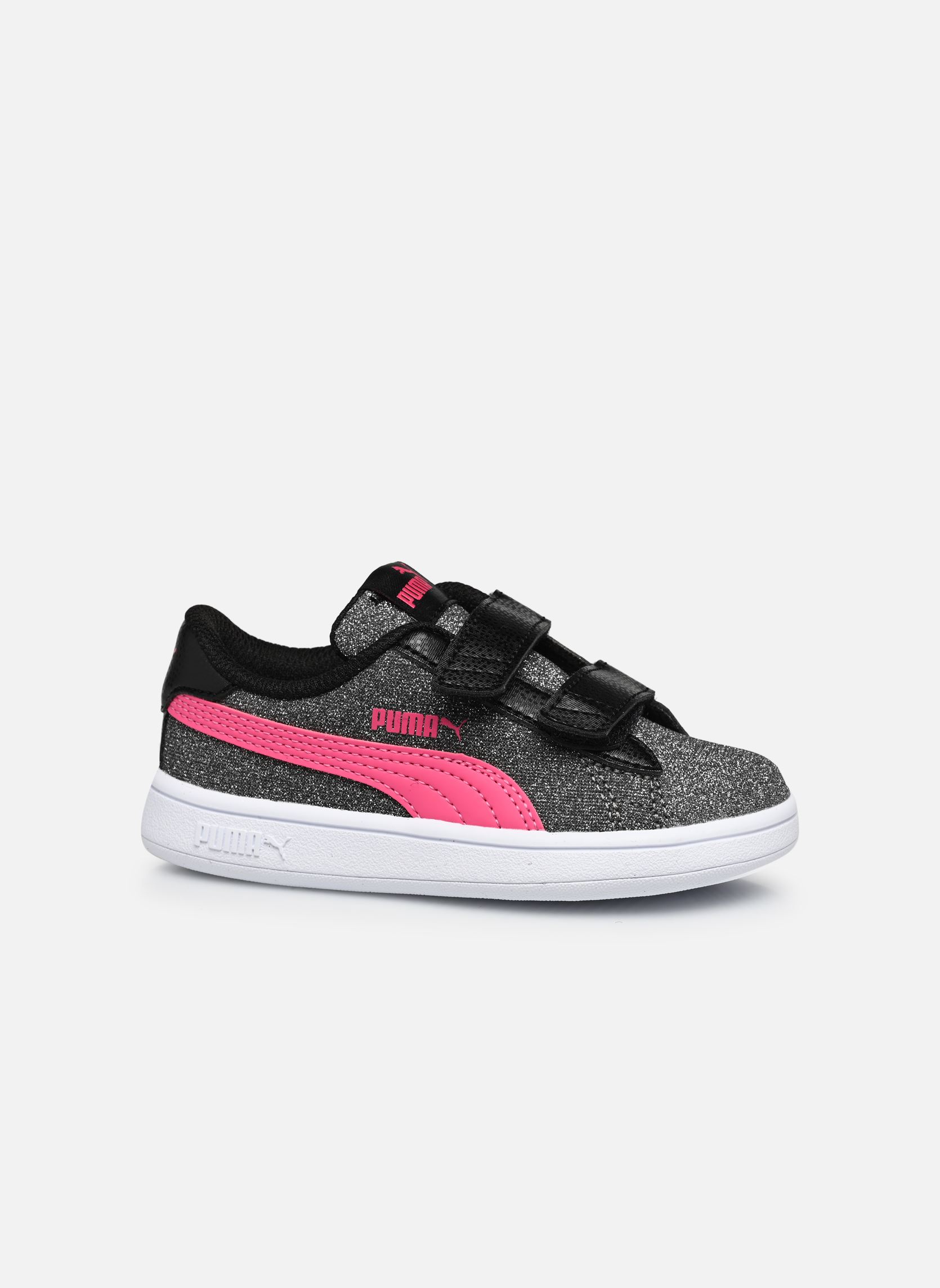 Sneaker Inf Smash Glitz Glam V mädchen schwarz Puma Sneaker Inf Smash Glitz Glam V mädchen schwarz PUMA BLACK-GLOWING PINK-PUMA W