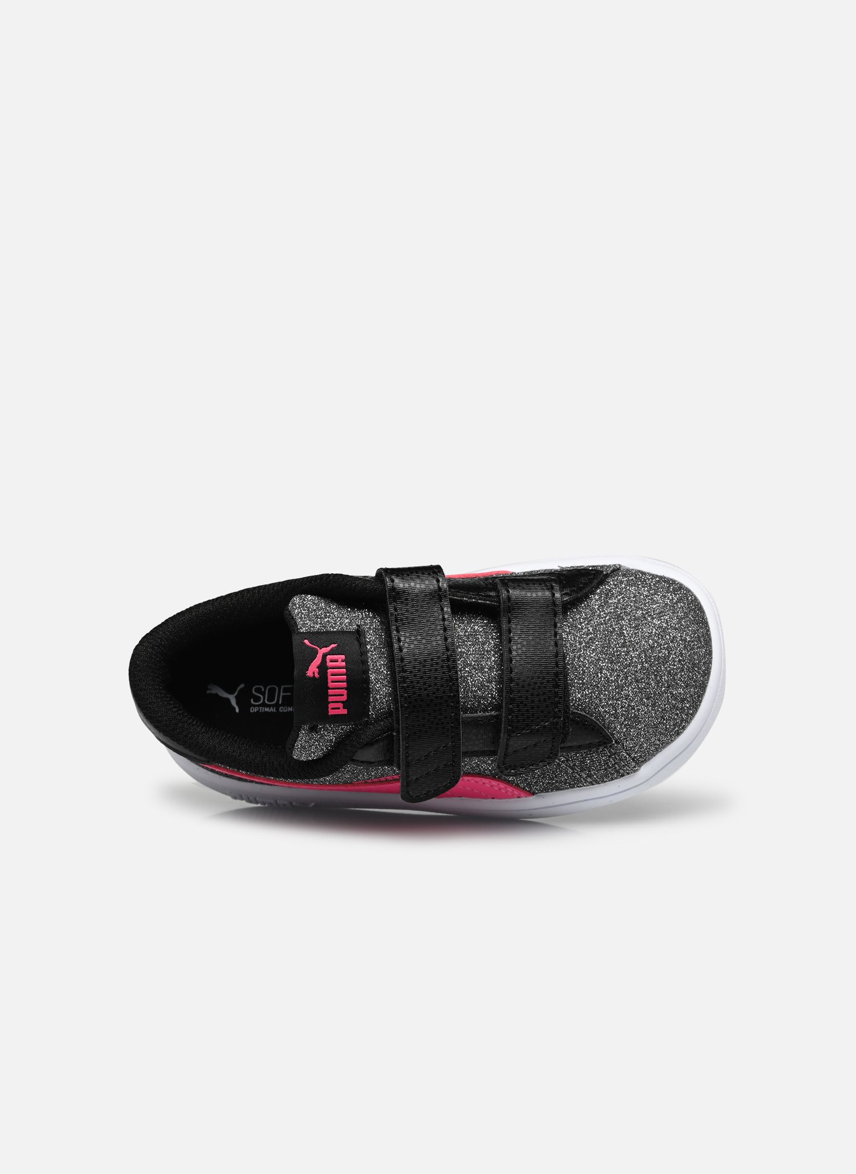 Sneaker Inf Smash Glitz Glam V mädchen schwarz Puma Sneaker Inf Smash Glitz Glam V mädchen schwarz PUMA BLACK-GLOWING PINK-PUMA W