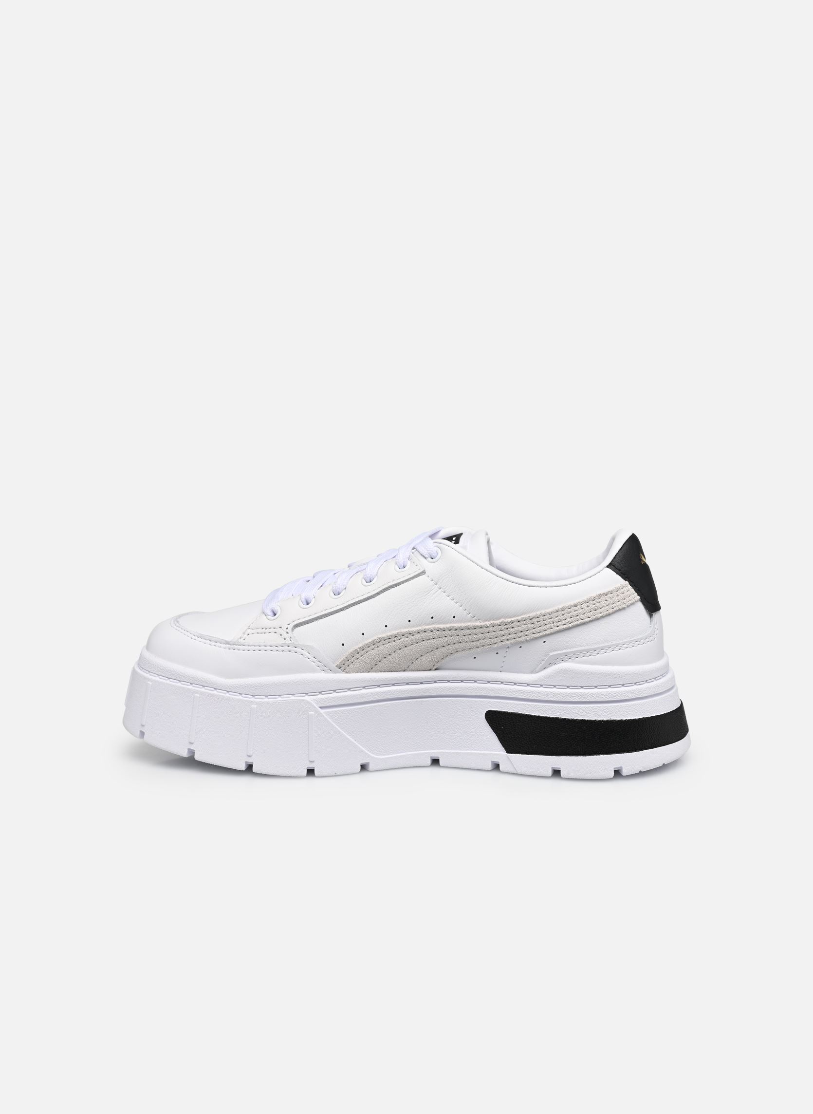 Baskets Mayze Stack Wns femme blanc Puma Baskets Mayze Stack Wns femme blanc PUMA WHITE-VAPOROUS GRAY
