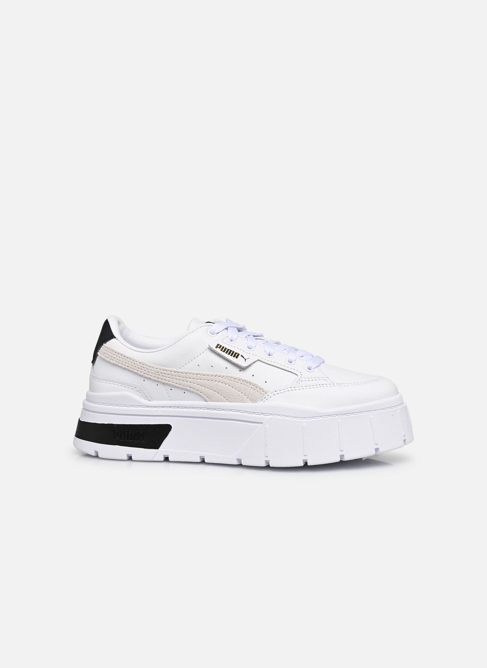 Baskets Mayze Stack Wns femme blanc Puma Baskets Mayze Stack Wns femme blanc PUMA WHITE-VAPOROUS GRAY