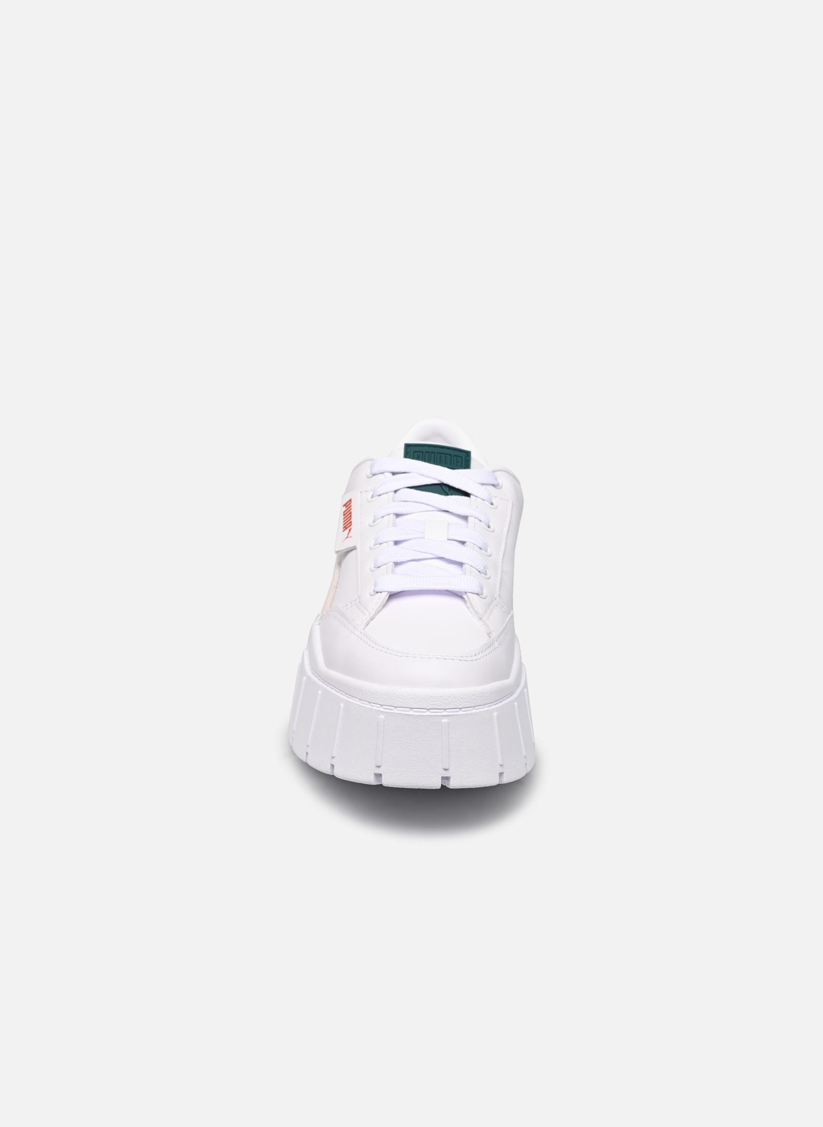 Baskets Mayze Stack Wns femme blanc Puma Baskets Mayze Stack Wns femme blanc PUMA WHITE-MALACHITE