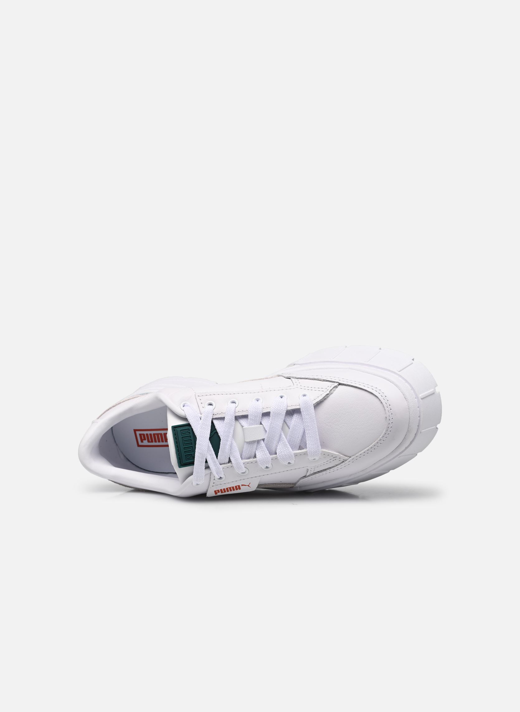 Baskets Mayze Stack Wns femme blanc Puma Baskets Mayze Stack Wns femme blanc PUMA WHITE-MALACHITE