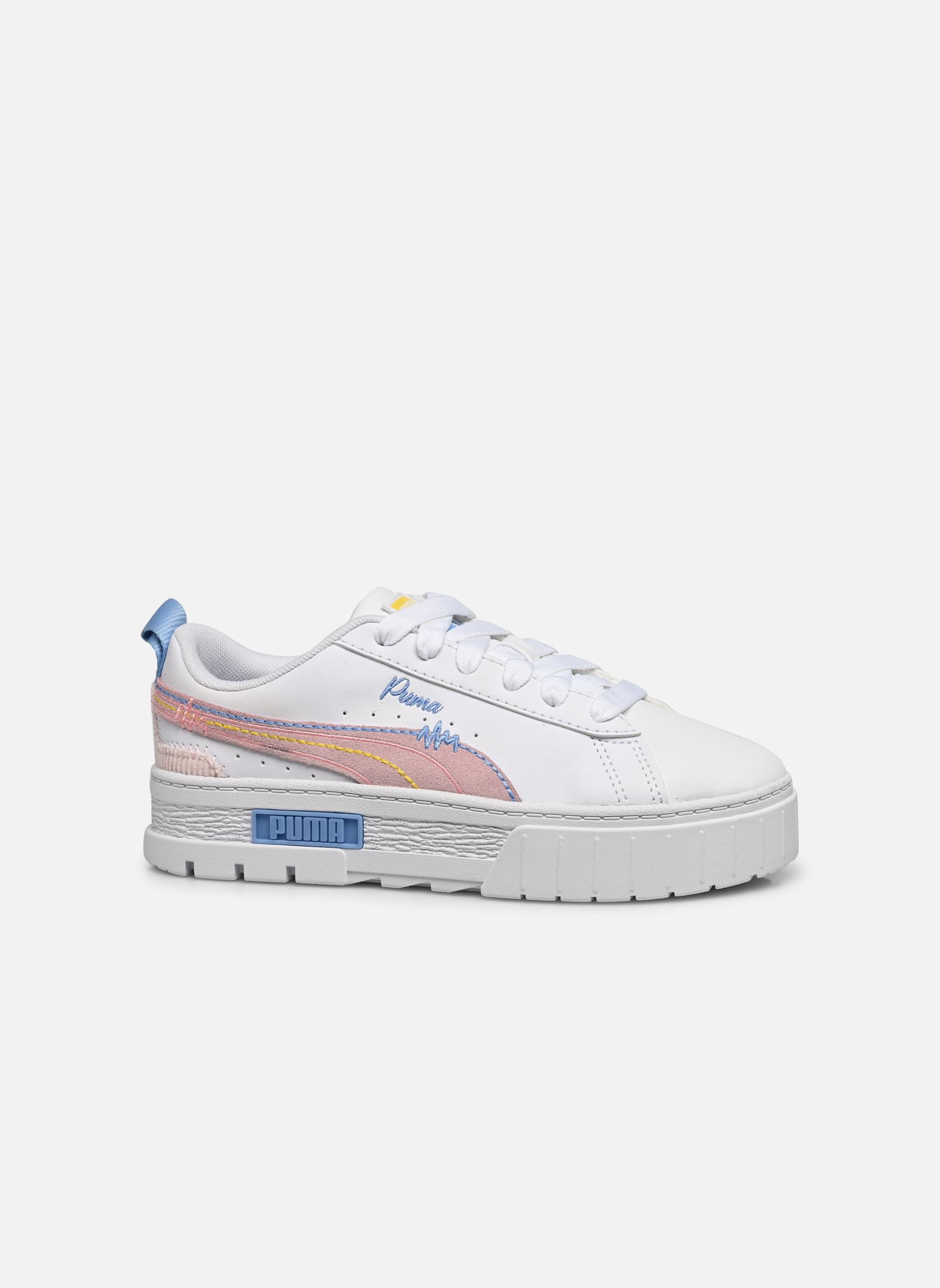 Sneaker Mayze Sweater Ps mädchen weiß Puma Sneaker Mayze Sweater Ps mädchen weiß PUMA WHITE-BLISSFUL BLUE-PEACH