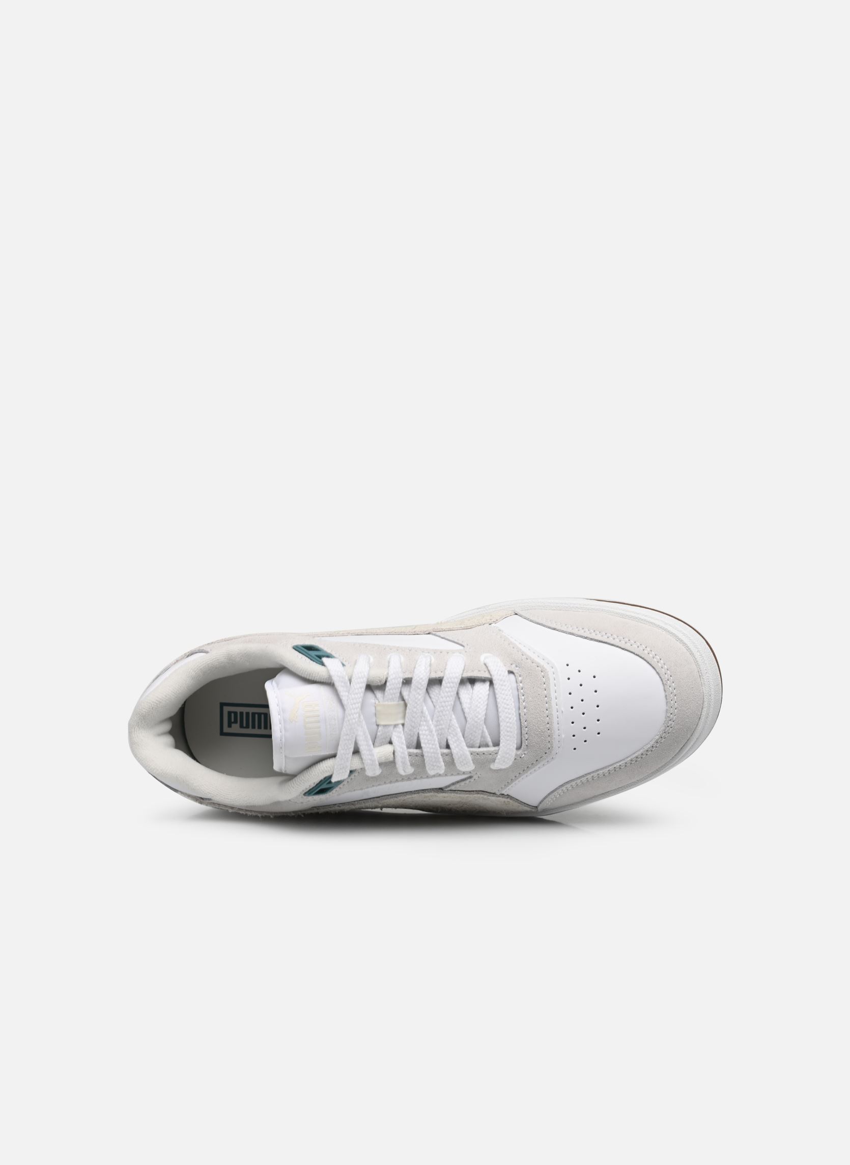 Niedrige Sneaker Puma Doublecourt Prm M herren weiß Puma Niedrige Sneaker Puma Doublecourt Prm M herren weiß PUMA WHITE-VAPOR GRAY-BOLD BLU