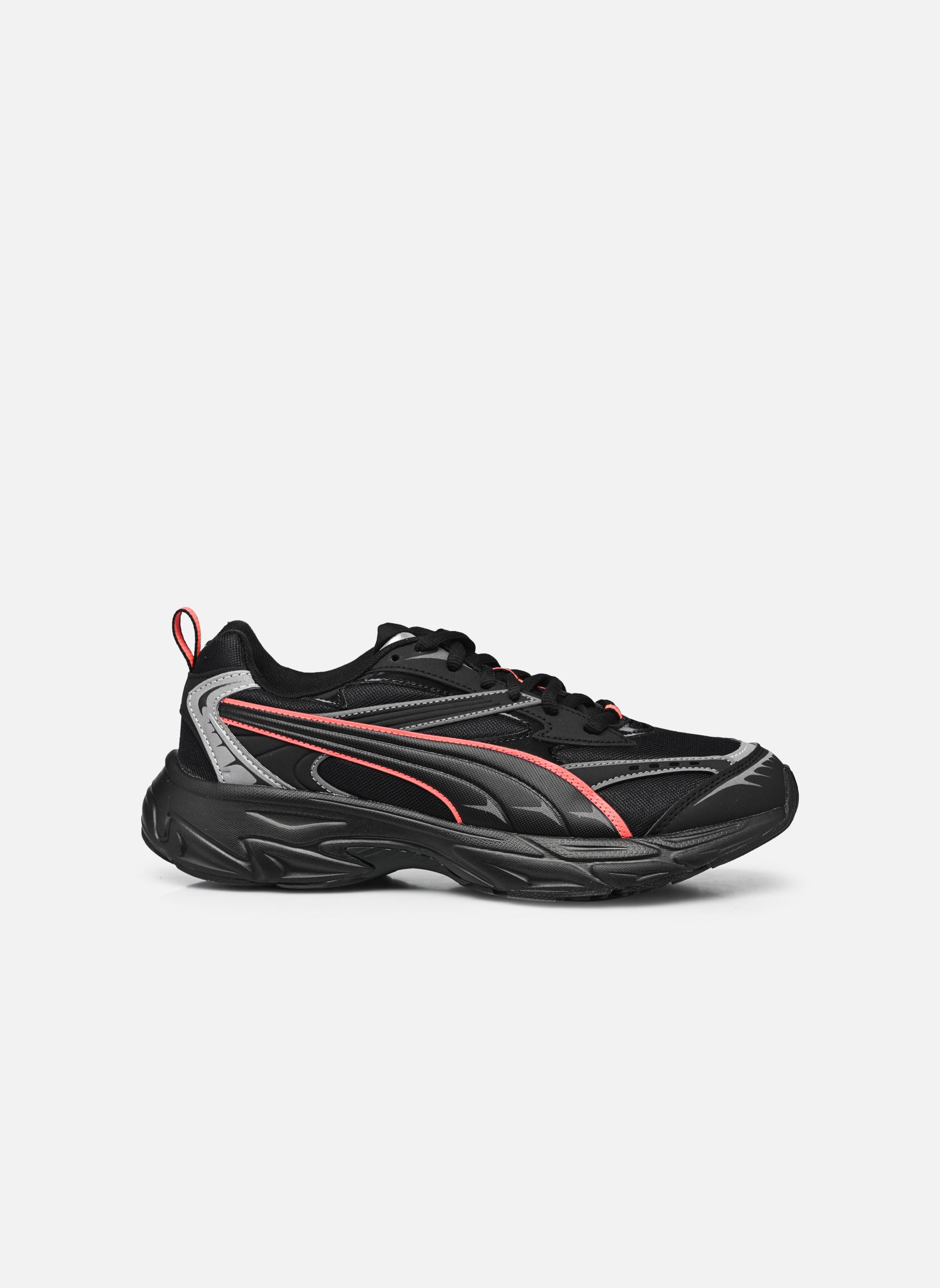 Sneaker Morphic Reflective M herren schwarz Puma Sneaker Morphic Reflective M herren schwarz PUMA BLACK-FIERY CORAL