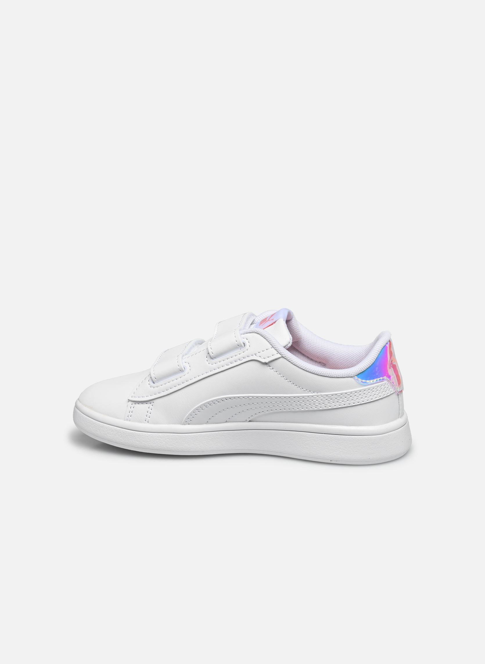 Sneakers Ps Smash 3 L C Wings V meisjes wit Puma Sneakers Ps Smash 3 L C Wings V meisjes wit PUMA WHITE-PUMA BLACK-PEACH SM