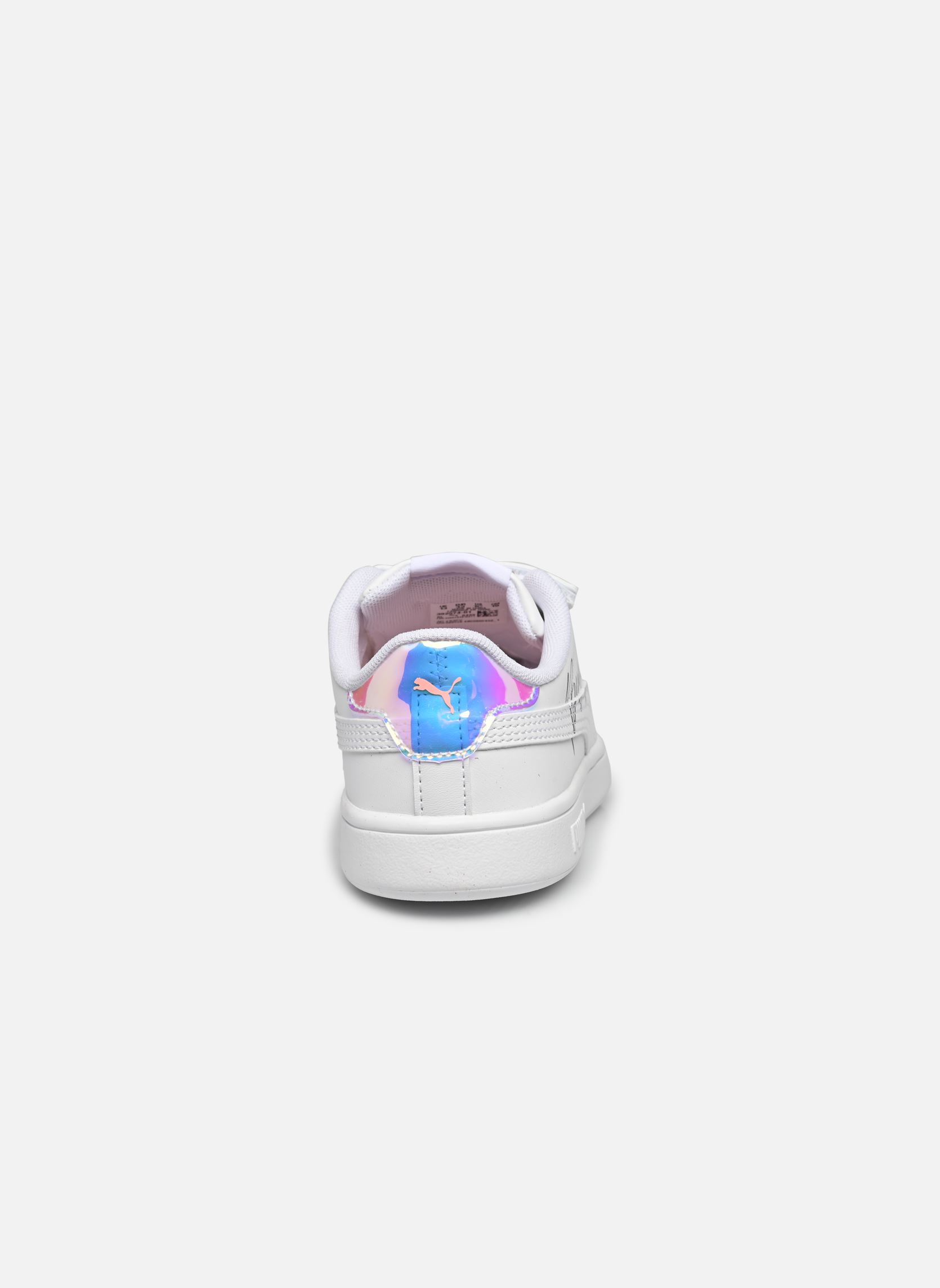 Sneakers Ps Smash 3 L C Wings V meisjes wit Puma Sneakers Ps Smash 3 L C Wings V meisjes wit PUMA WHITE-PUMA BLACK-PEACH SM