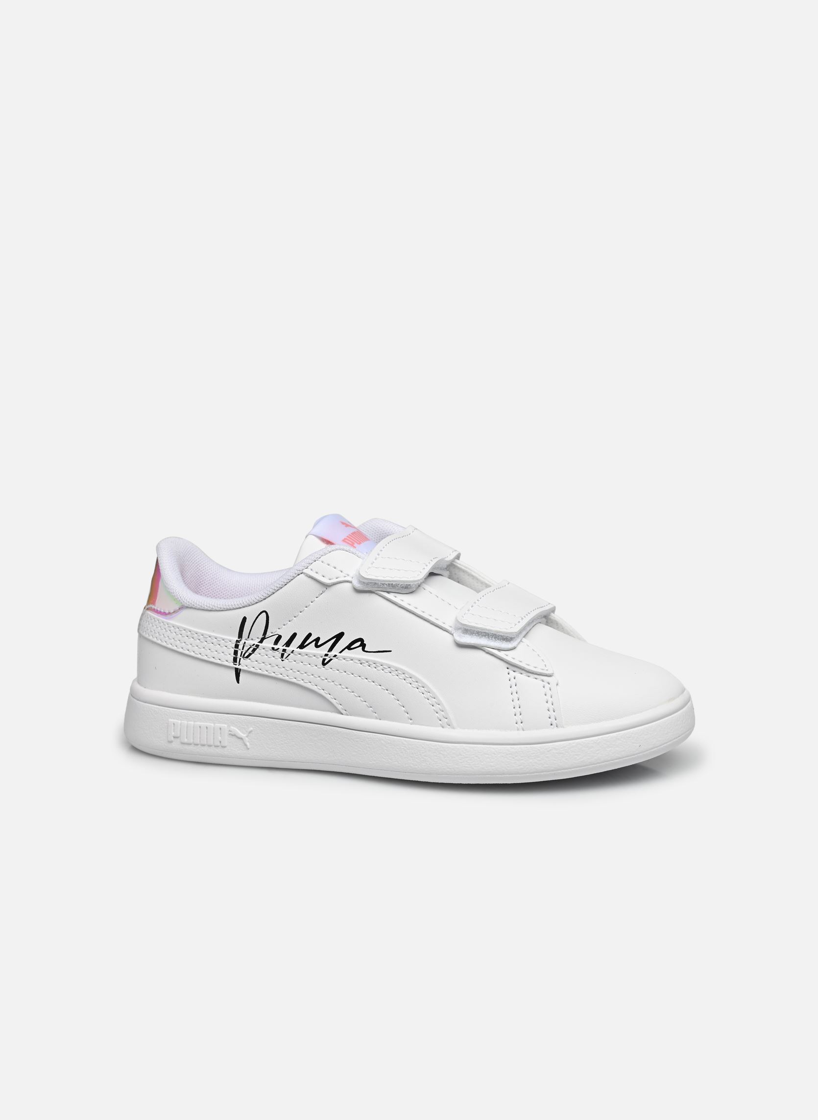 Sneakers Ps Smash 3 L C Wings V meisjes wit Puma Sneakers Ps Smash 3 L C Wings V meisjes wit PUMA WHITE-PUMA BLACK-PEACH SM