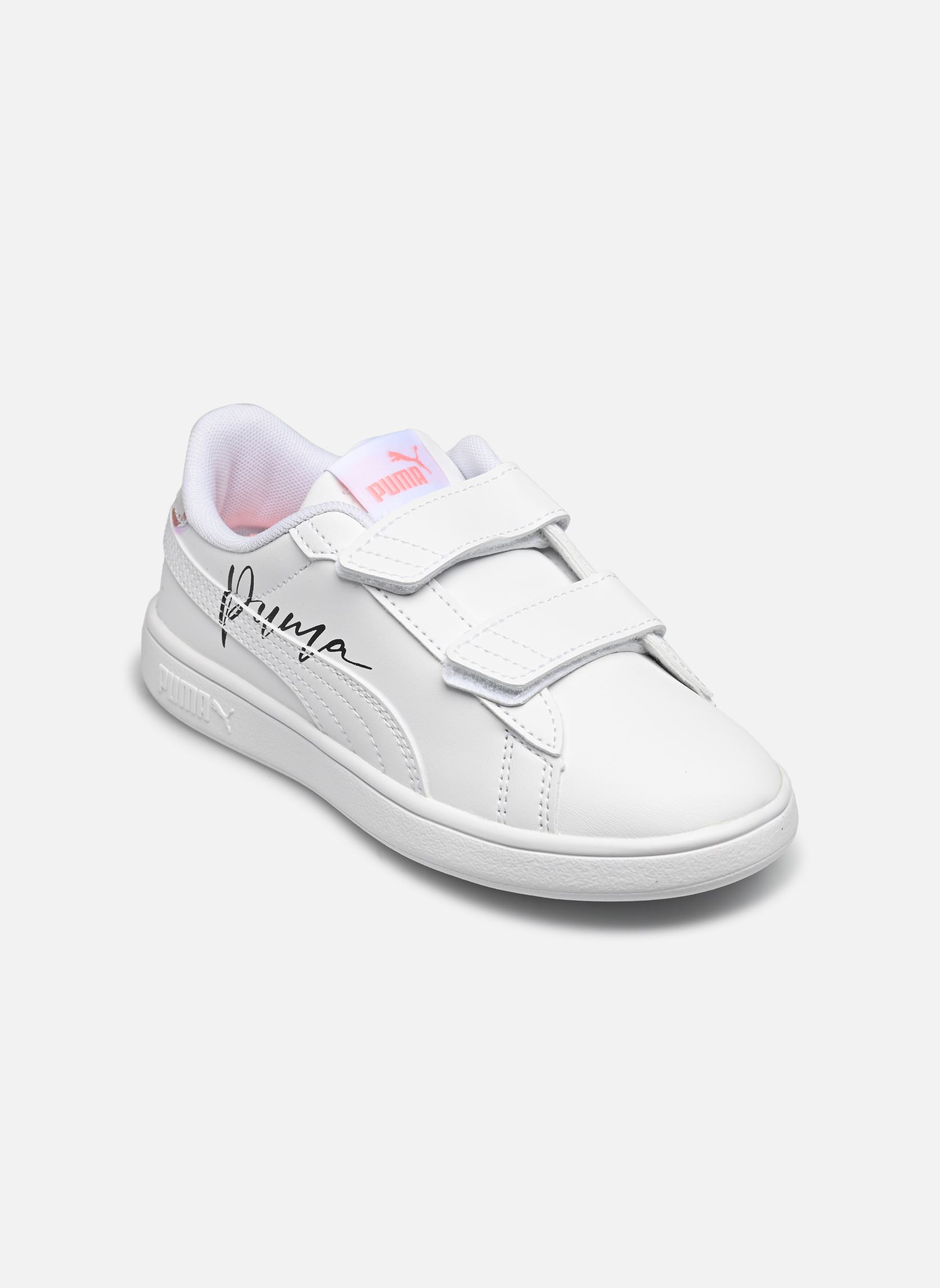 Sneakers Ps Smash 3 L C Wings V meisjes wit Puma Sneakers Ps Smash 3 L C Wings V meisjes wit PUMA WHITE-PUMA BLACK-PEACH SM