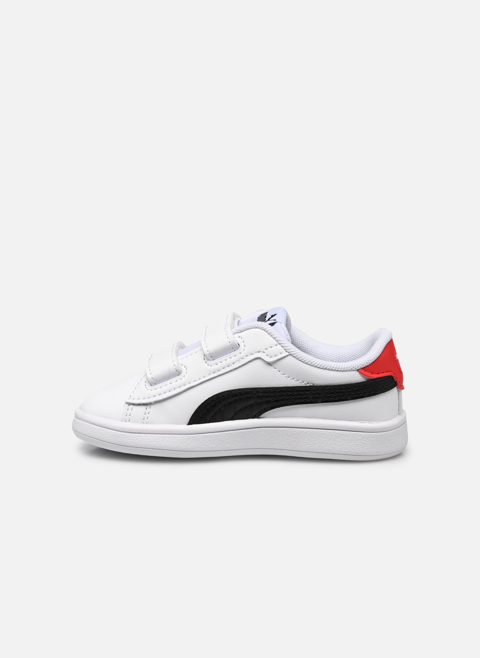 Sneakers Inf Smash 3 L Let's Play V bianco Puma Sneakers Inf Smash 3 L Let's Play V bianco PUMA WHITE-PUMA BLACK-TEAM AQU