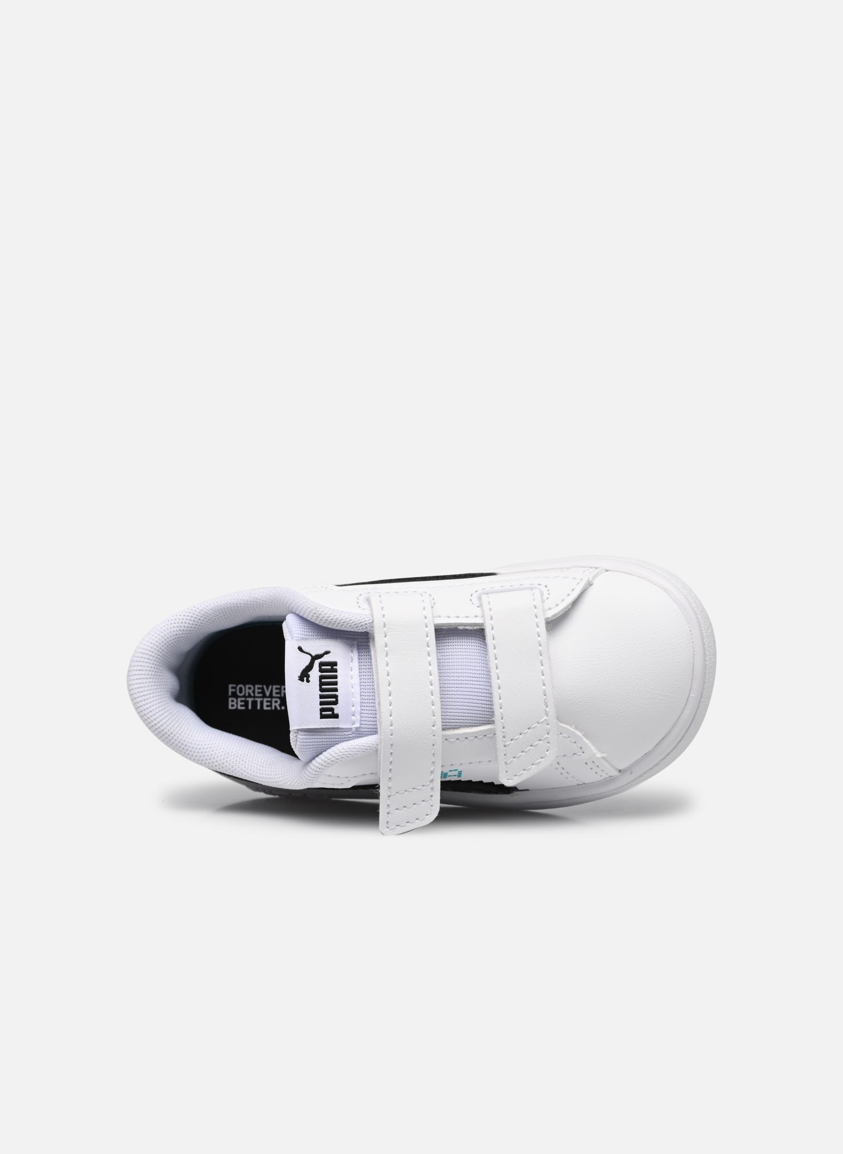 Sneakers Inf Smash 3 L Let's Play V bianco Puma Sneakers Inf Smash 3 L Let's Play V bianco PUMA WHITE-PUMA BLACK-TEAM AQU
