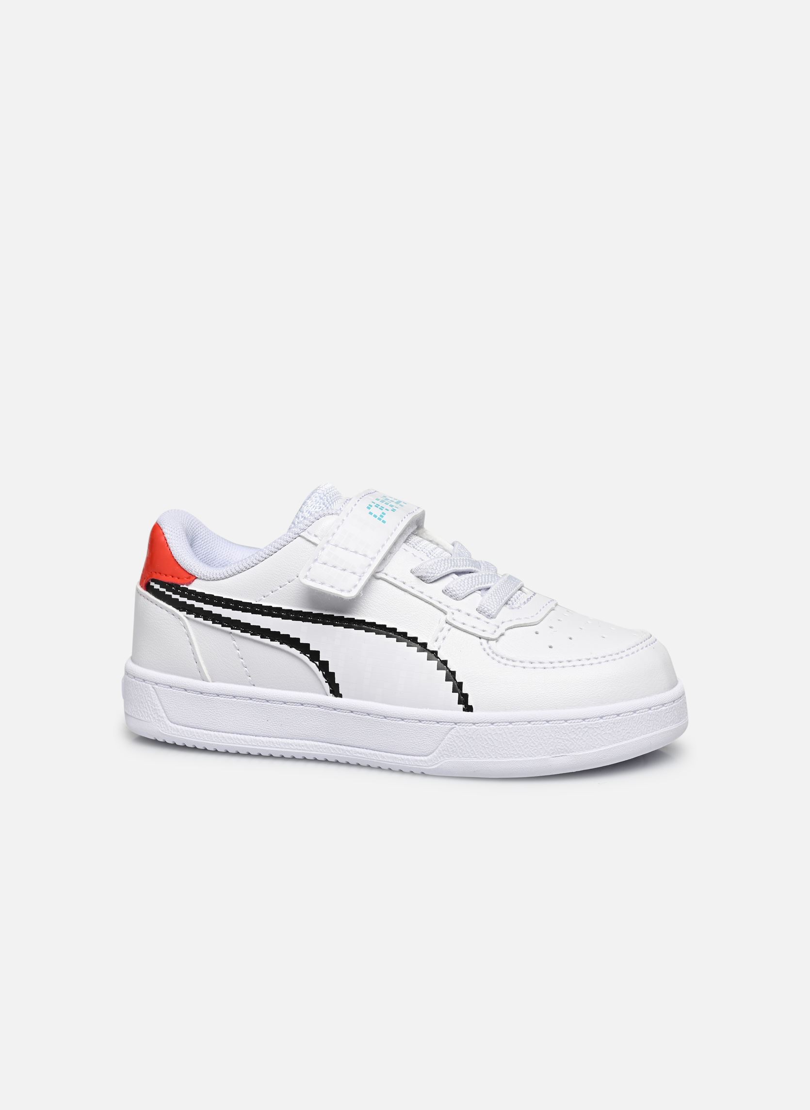 Sneaker Inf Puma Caven 2.0 Let's Play Ac+ weiß Puma Sneaker Inf Puma Caven 2.0 Let's Play Ac+ weiß PUMA WHITE-PUMA BLACK-PUMA RED