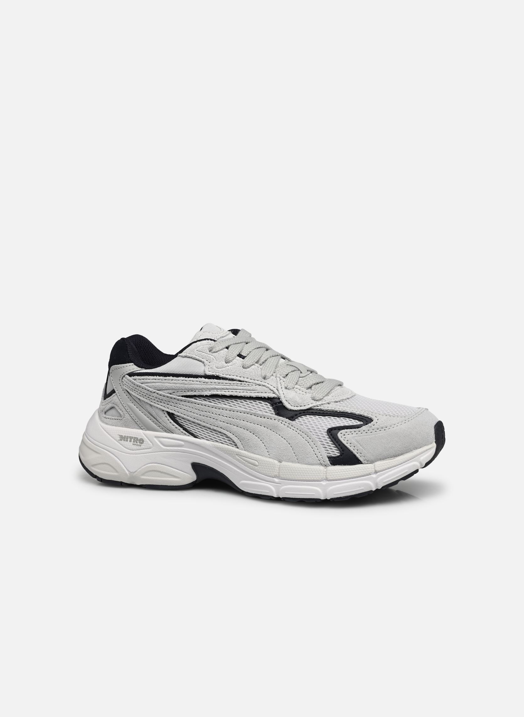 Baskets Teveris Nitro M homme gris Puma Baskets Teveris Nitro M homme gris ASH GRAY-NEW NAVY