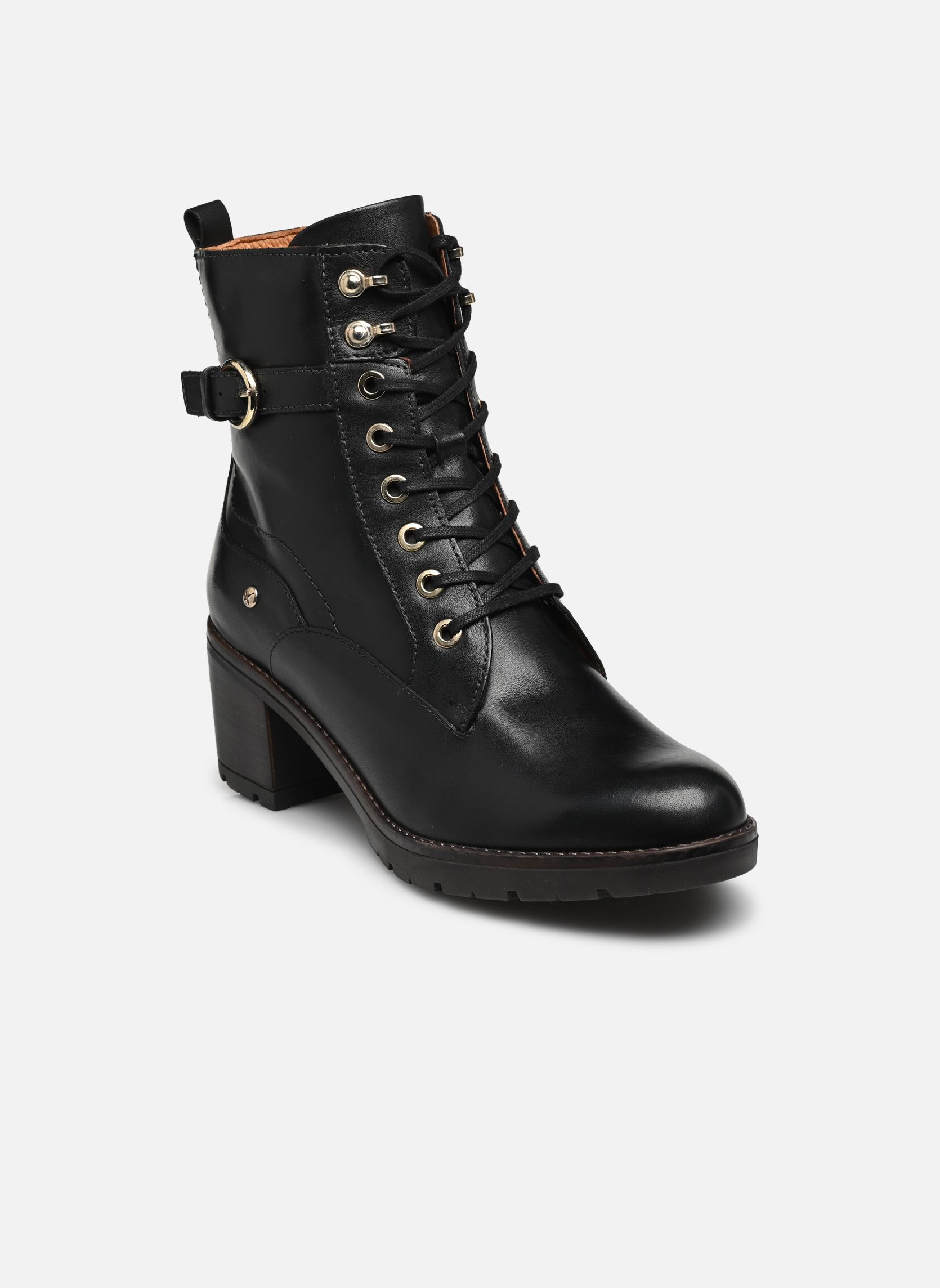Botines con cordones Llanes W7H-8510 mujer negro Pikolinos Botines con cordones Llanes W7H-8510 mujer negro BLACK