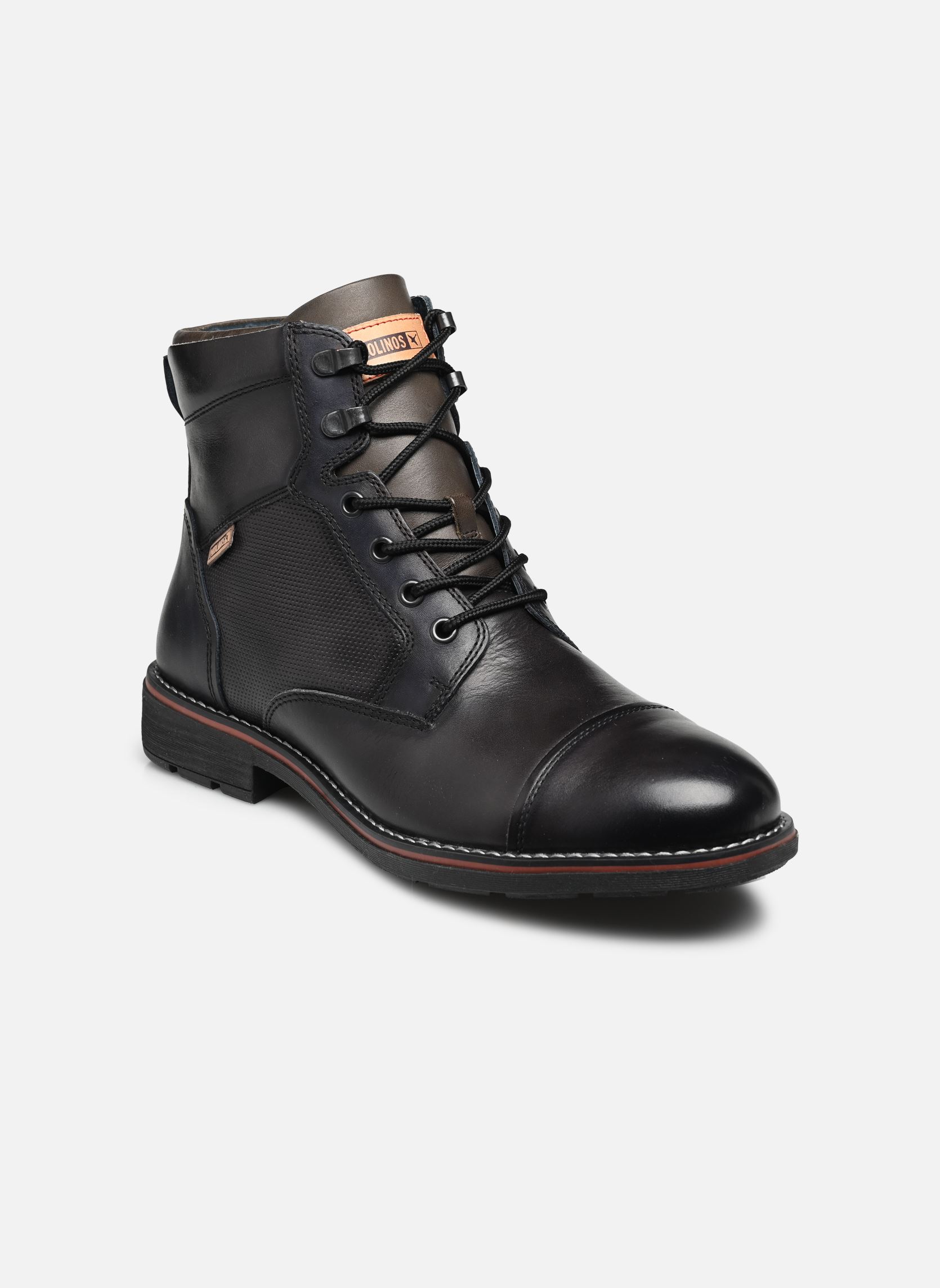 Botines con cordones York M2M-8156C1 hombre negro Pikolinos Botines con cordones York M2M-8156C1 hombre negro CARBON