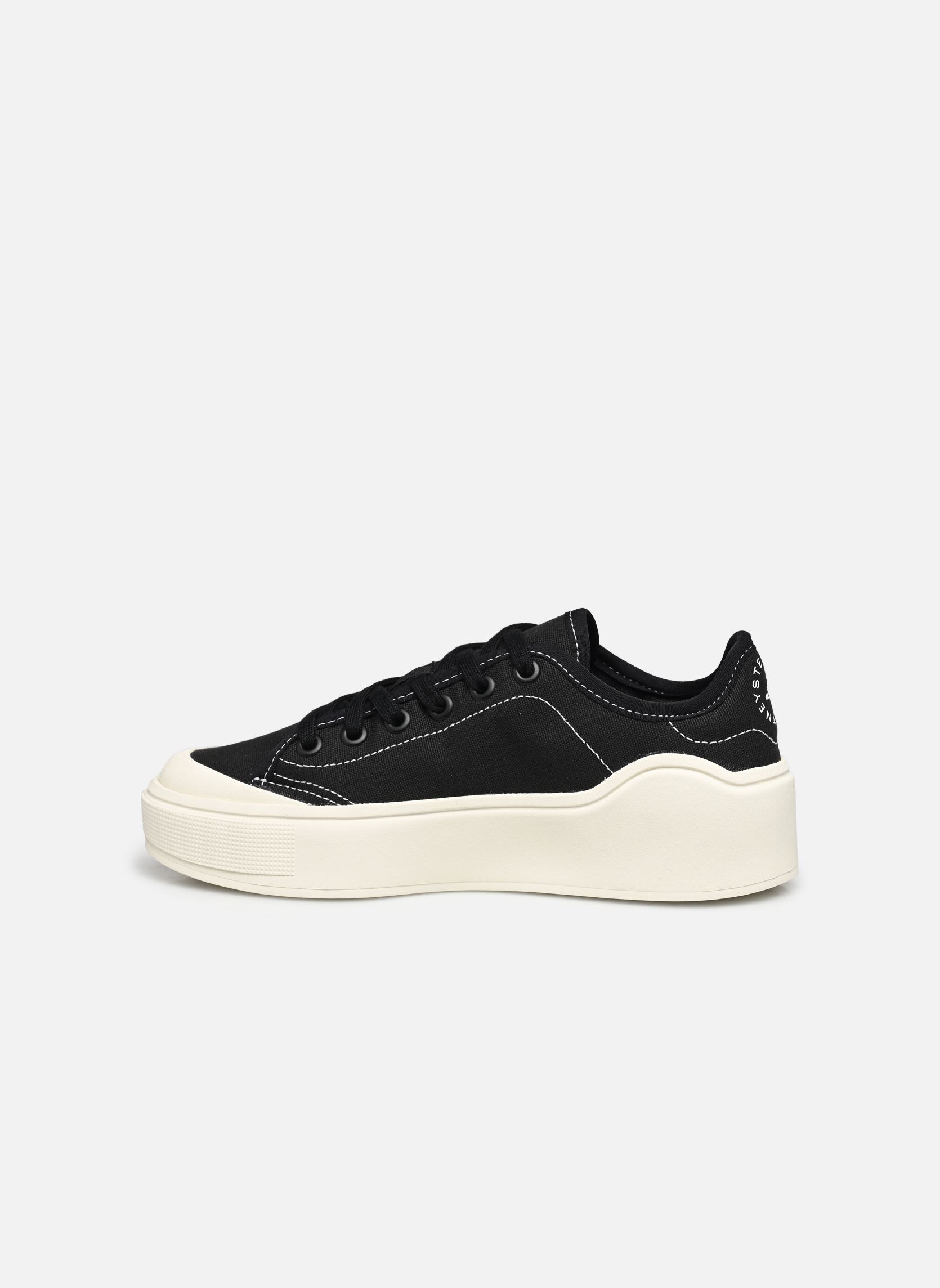 Sneakers di tela Asmc Court Cotton donna nero adidas by Stella McCartney Sneakers di tela Asmc Court Cotton donna nero CBLACK/CBLACK/OWHITE