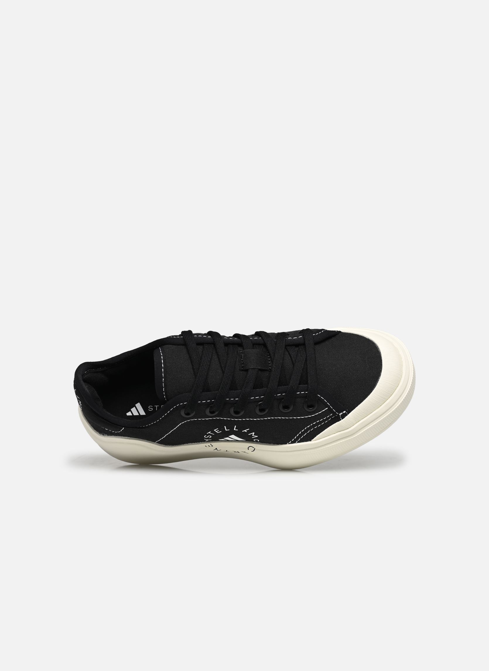 Sneakers di tela Asmc Court Cotton donna nero adidas by Stella McCartney Sneakers di tela Asmc Court Cotton donna nero CBLACK/CBLACK/OWHITE