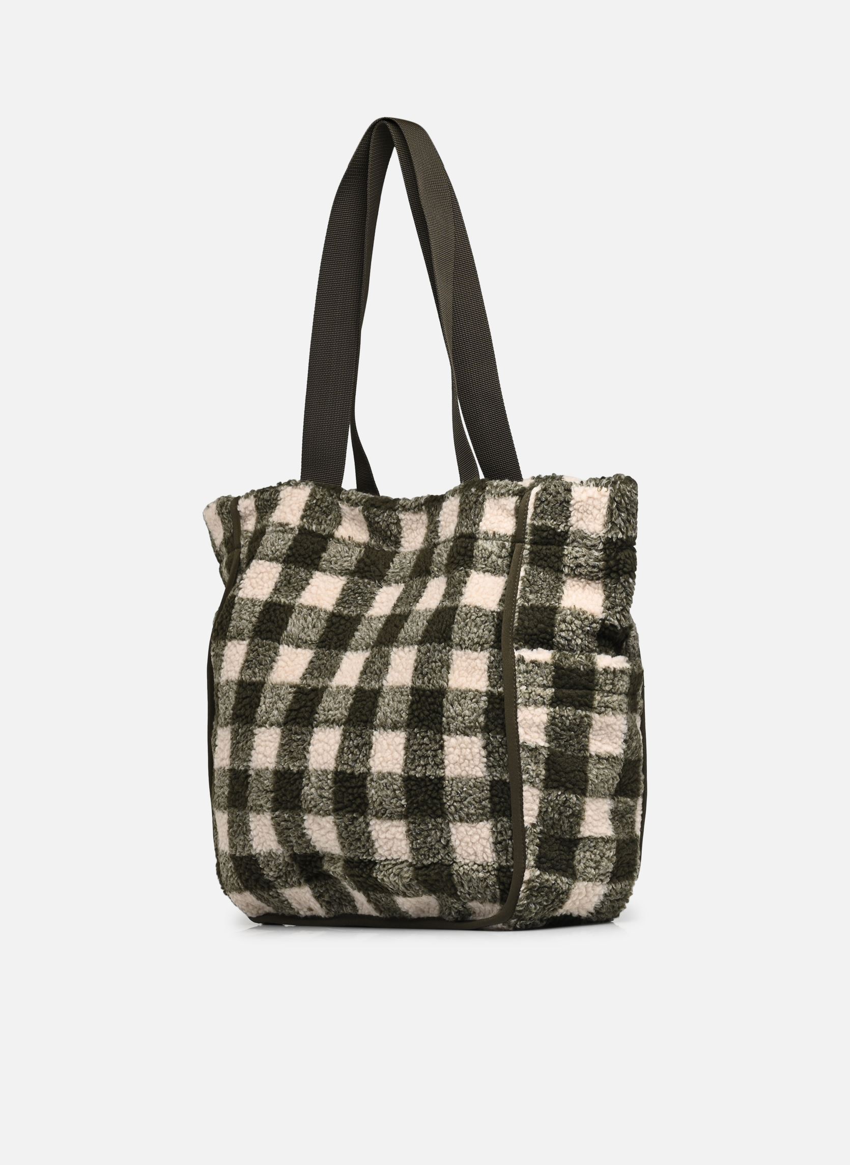 Cabas et tote bags Reed Totebag vert Liewood Cabas et tote bags Reed Totebag vert Check Army brown / Dark sandy