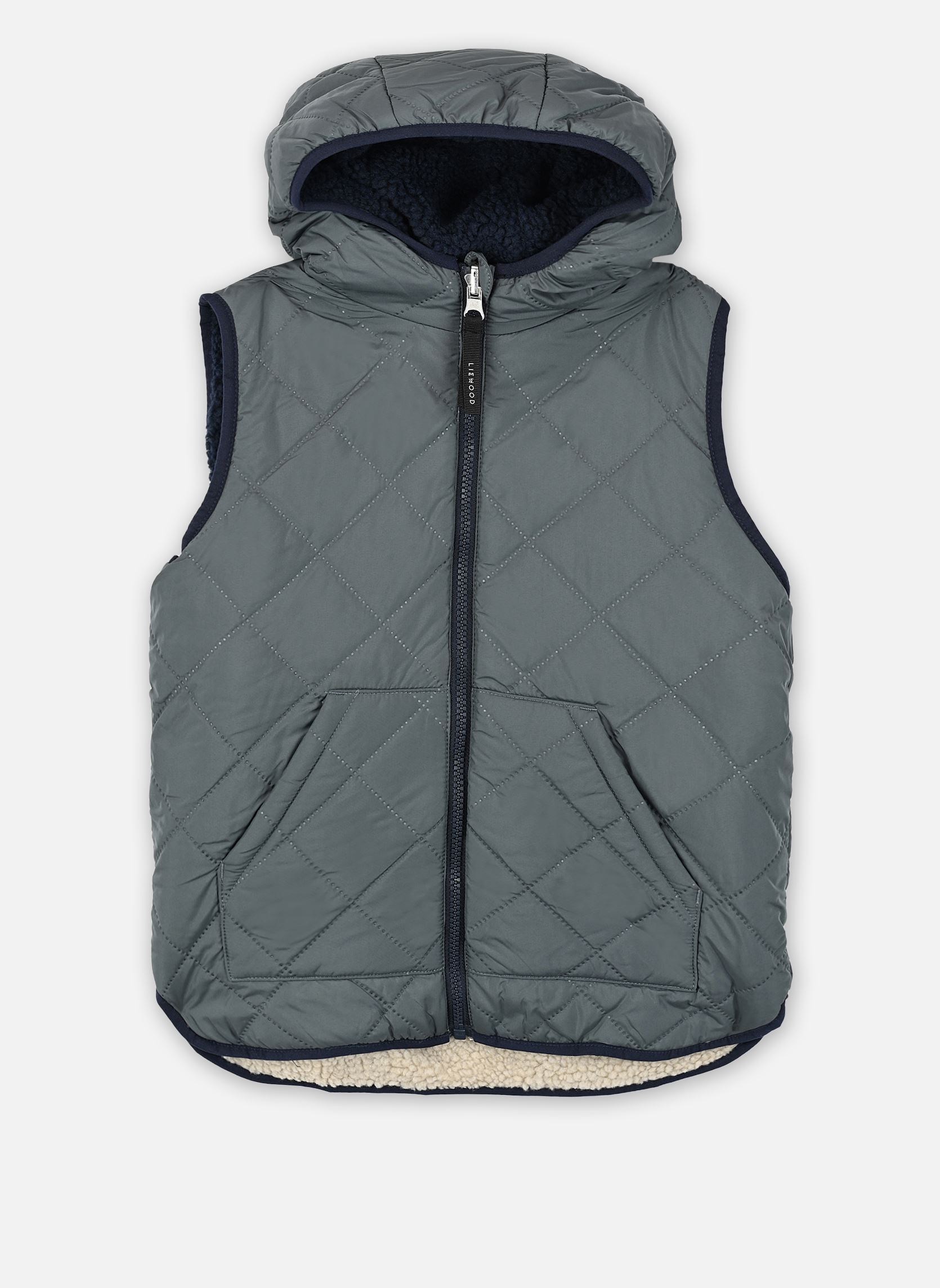 Fleece-Jacken Diana Reversible Vest blau Liewood Fleece-Jacken Diana Reversible Vest blau WHALE BLUE MIX
