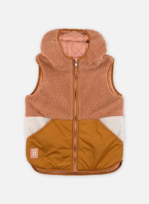 Liewood Fleece-Jacken Diana Reversible Vest rosa