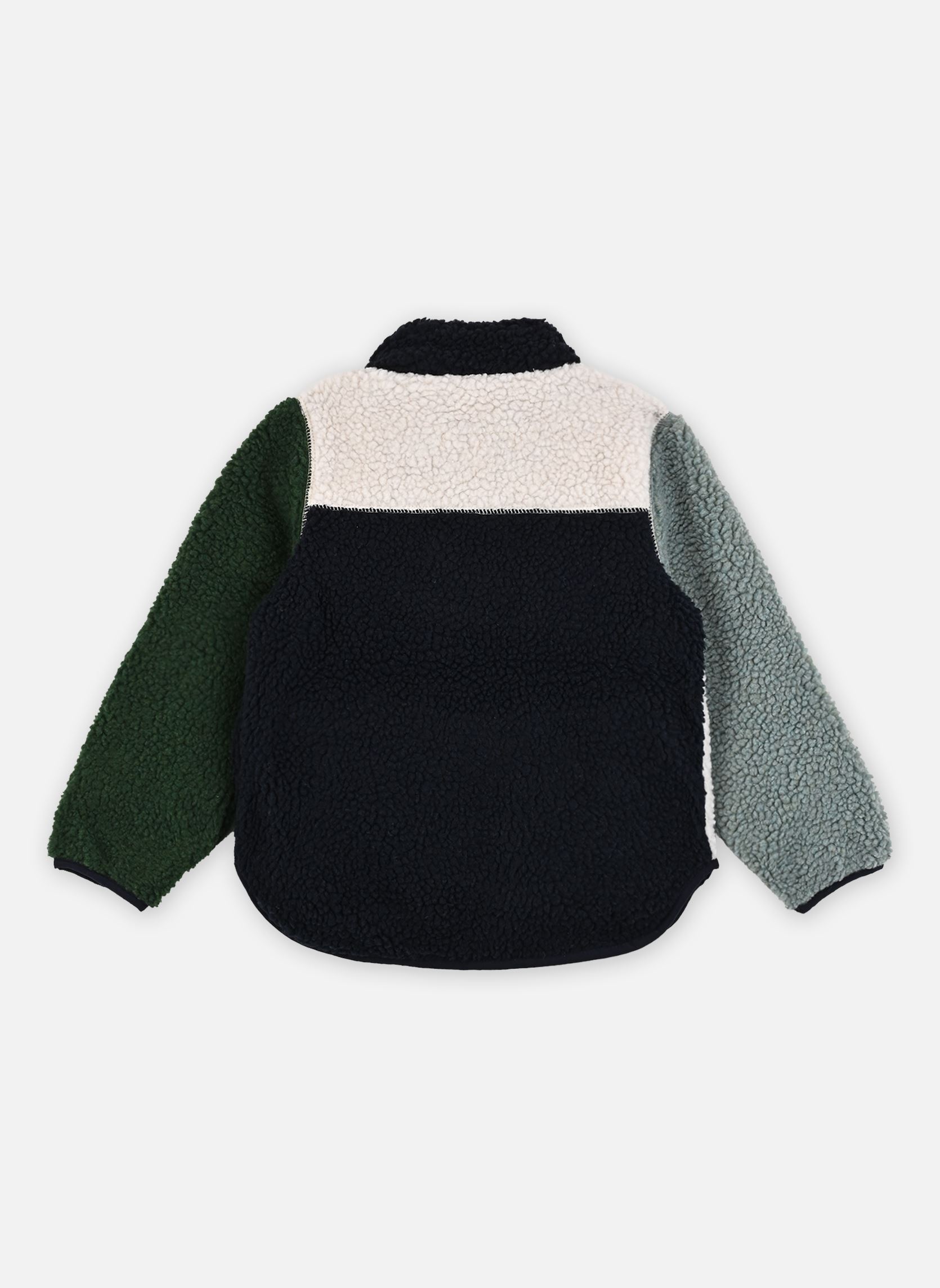 Fleece truien Nolan Pile Jacket groen Liewood Fleece truien Nolan Pile Jacket groen Peppermint multi mix