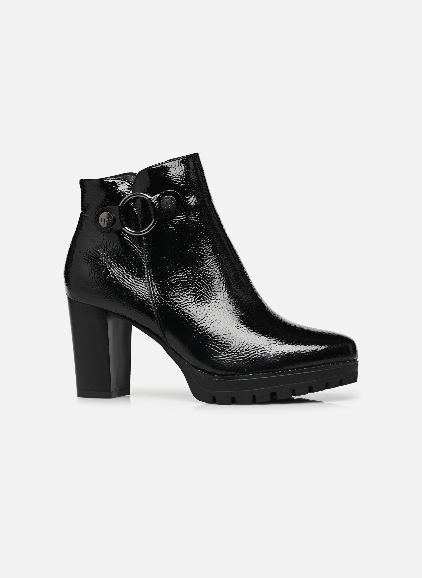 Enkellaarzen en boots GUSTAVIE dames zwart LPB -LES PETITES BOMBES Enkellaarzen en boots GUSTAVIE dames zwart Noir Naplack