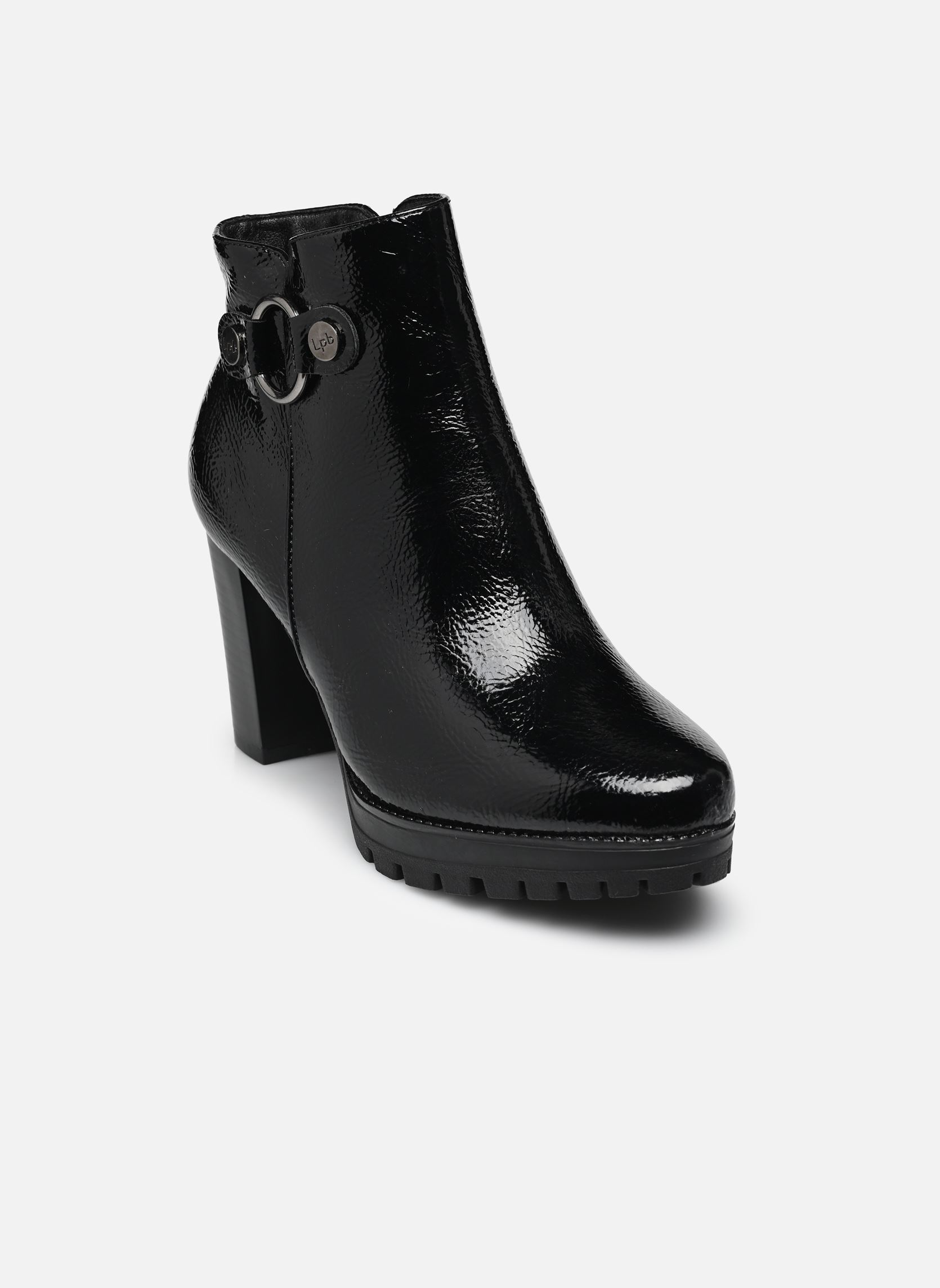 Enkellaarzen en boots GUSTAVIE dames zwart LPB -LES PETITES BOMBES Enkellaarzen en boots GUSTAVIE dames zwart Noir Naplack
