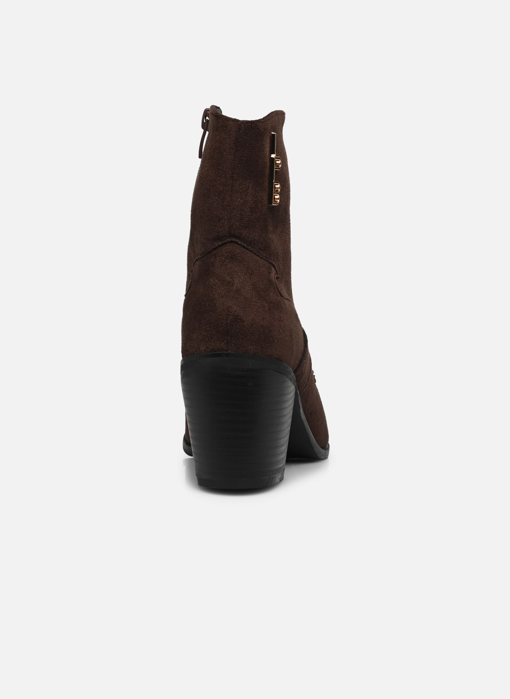 Cowboy-Stiefeletten GITANE damen braun LPB -LES PETITES BOMBES Cowboy-Stiefeletten GITANE damen braun CHOCO SUEDINE