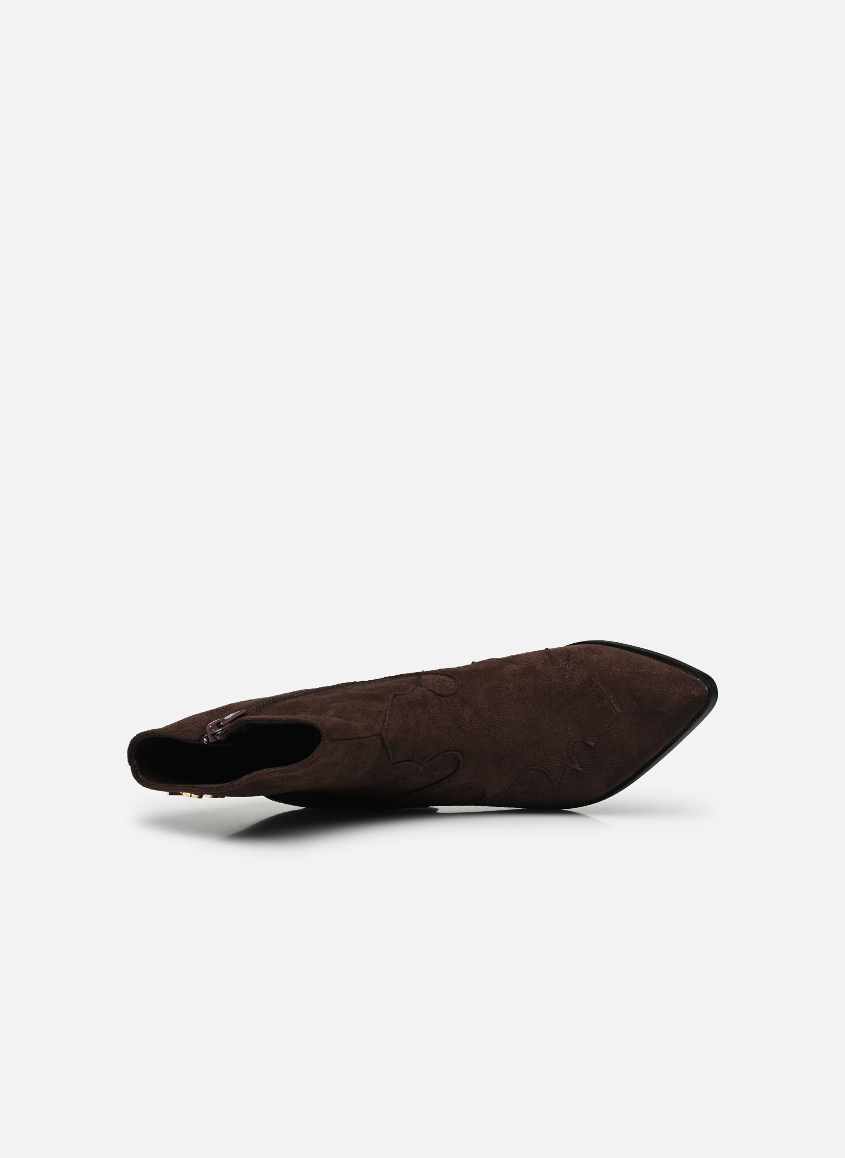 Cowboy-Stiefeletten GITANE damen braun LPB -LES PETITES BOMBES Cowboy-Stiefeletten GITANE damen braun CHOCO SUEDINE