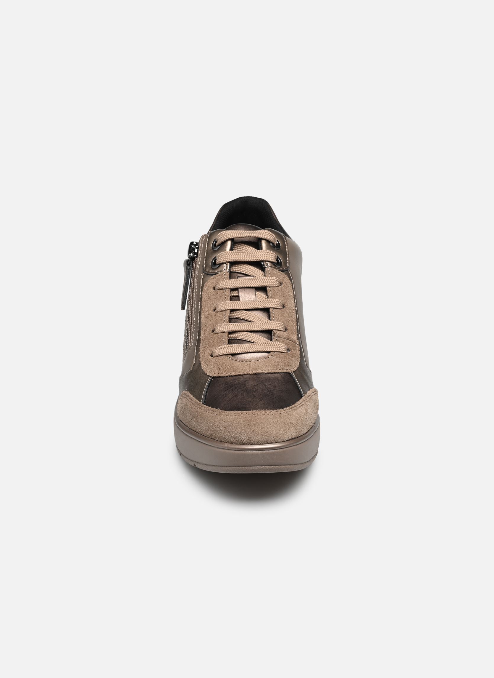 Baskets compensées D ILDE D36RAC0BN22C6692 femme marron Geox Baskets compensées D ILDE D36RAC0BN22C6692 femme marron Taupe Foncé
