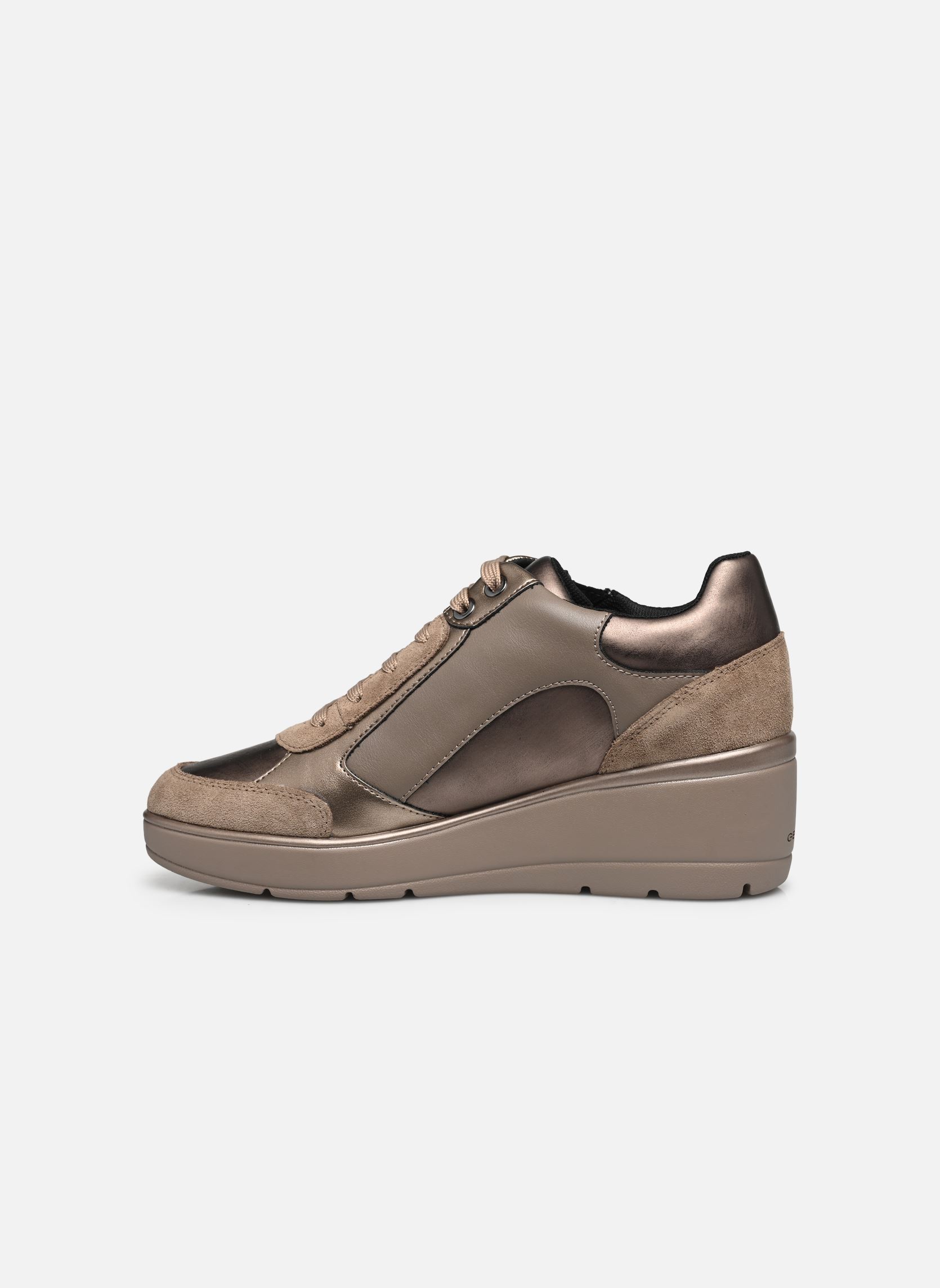 Baskets compensées D ILDE D36RAC0BN22C6692 femme marron Geox Baskets compensées D ILDE D36RAC0BN22C6692 femme marron Taupe Foncé