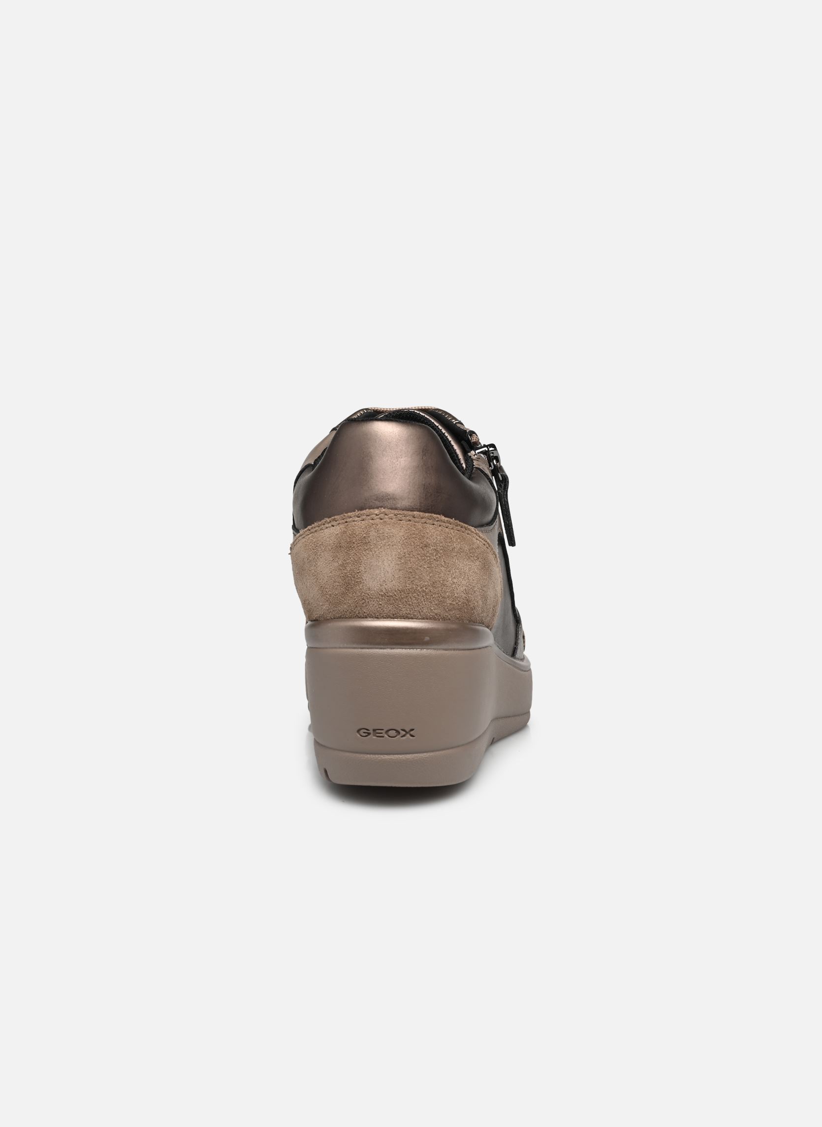 Baskets compensées D ILDE D36RAC0BN22C6692 femme marron Geox Baskets compensées D ILDE D36RAC0BN22C6692 femme marron Taupe Foncé